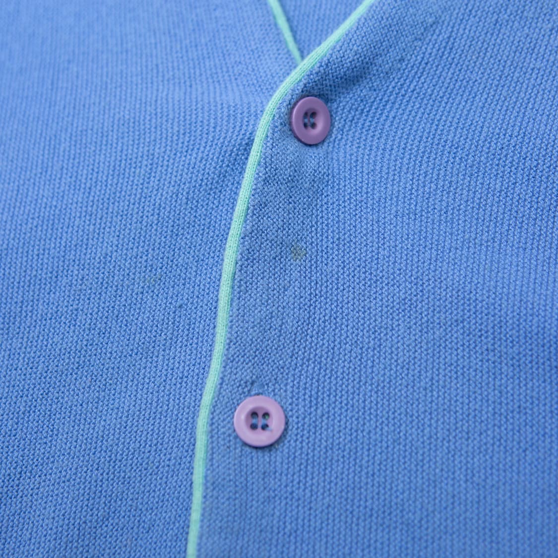 80s IZOD 라코스테 코튼 가디건 스카이블루 상품이미지6