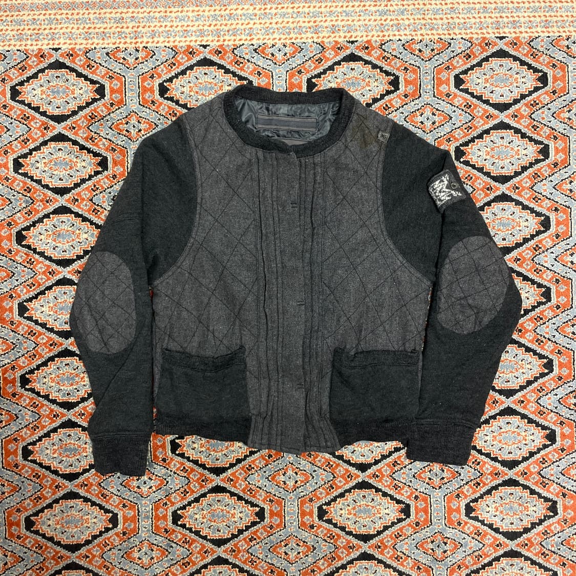 써스데이아일랜드 차콜 봄버자켓 여성S 상품이미지1