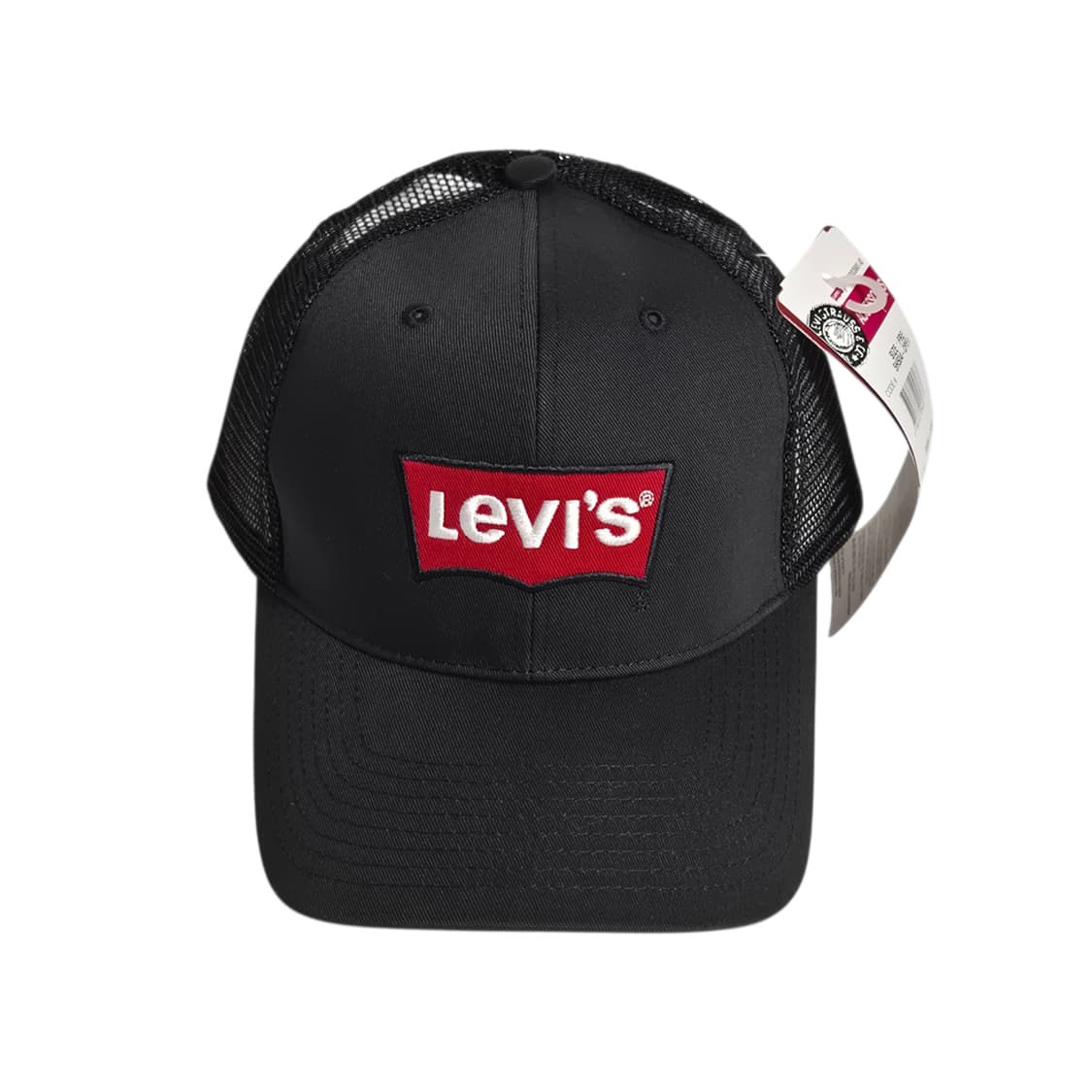 Levi's) 00's 데드스탁 리바이스 배트윙 로고 볼캡 검/빨 상품이미지1