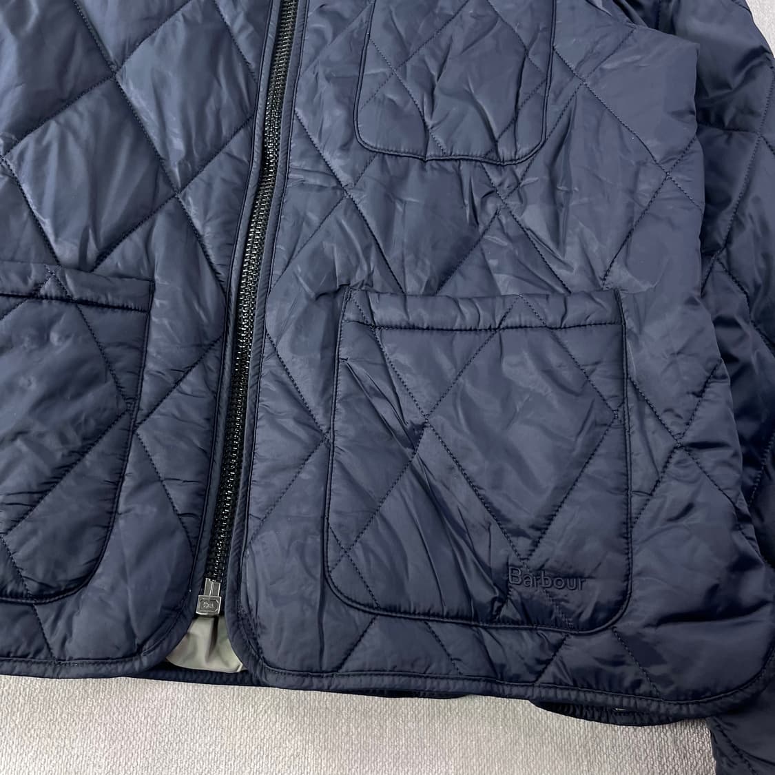 100 바버 인터네셔널 코듀로이 퀄팅 자켓 상품이미지4