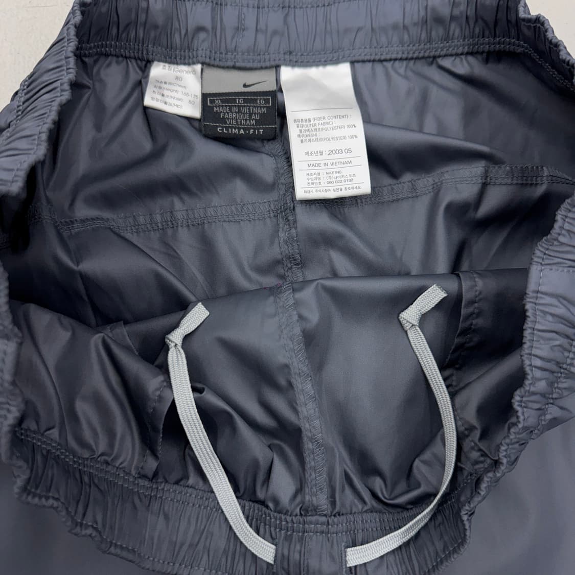 나이키 00s 스우시 올드스쿨 와이드 바람막이 트랙팬츠 상품이미지6