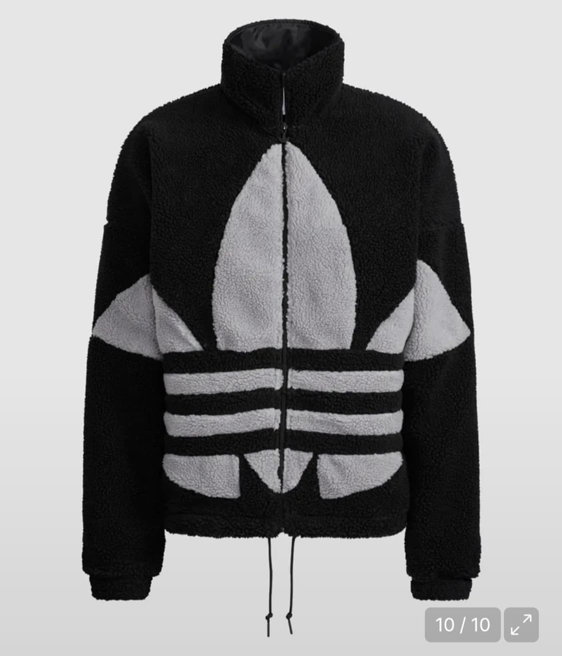 아디다스 빅 트레포일 쉐르파 후리스 L 상품이미지2