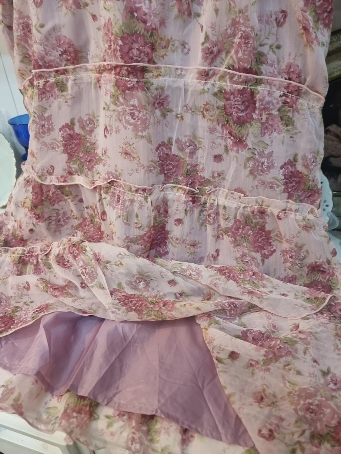 axes femme(악시즈팜므) 라벤더로즈 레이스 캉캉 슬립원피스 상품이미지5