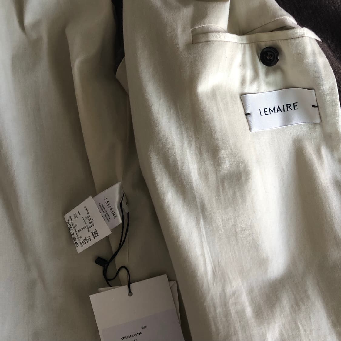 [판매] 르메르 23FW 싱글 브레스티드 울 코트 50 상품이미지3