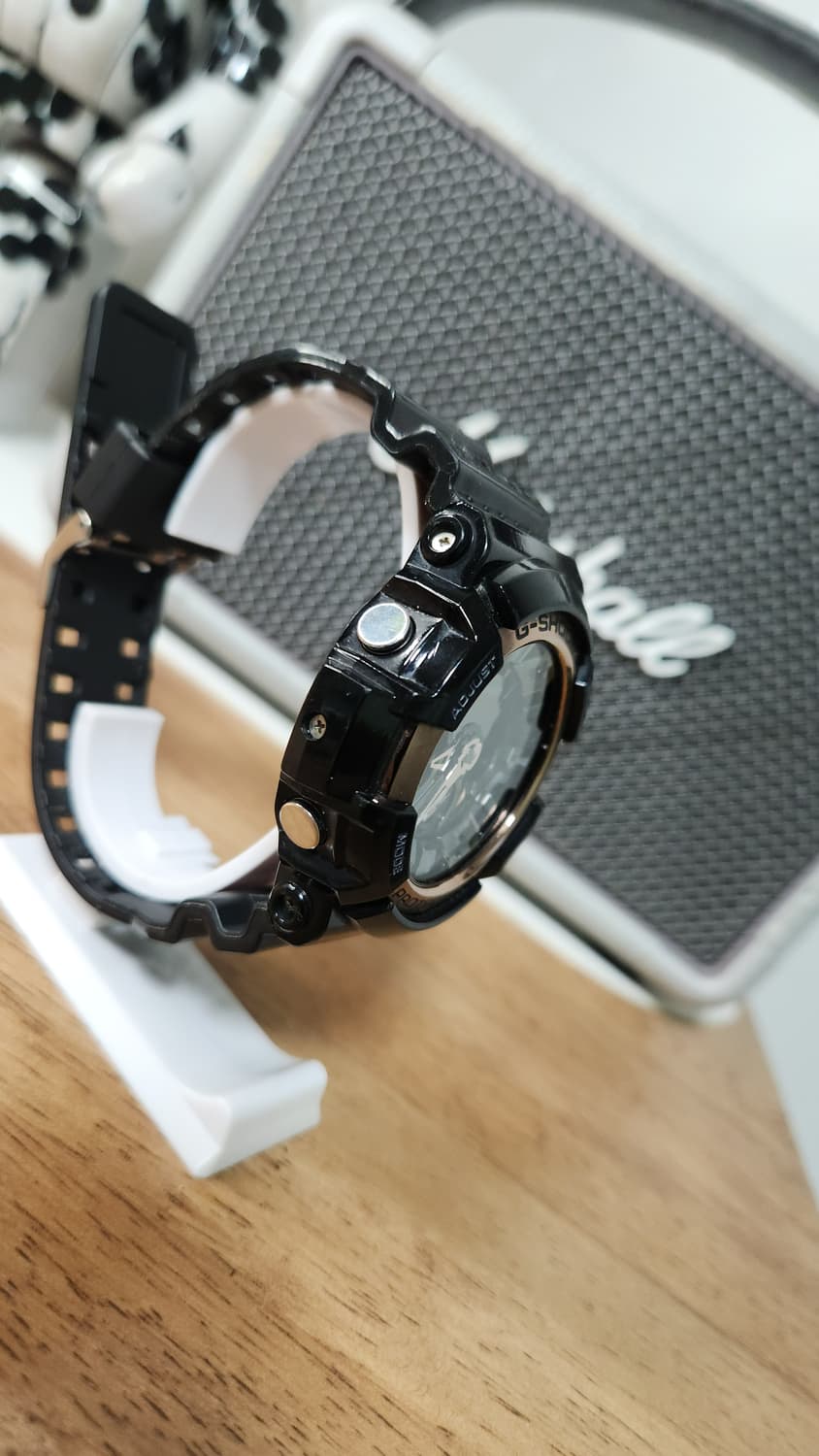 # 지샥 카시오 빅페이스 로즈골드 검금 아나디지 간지시계 급처 상품이미지4