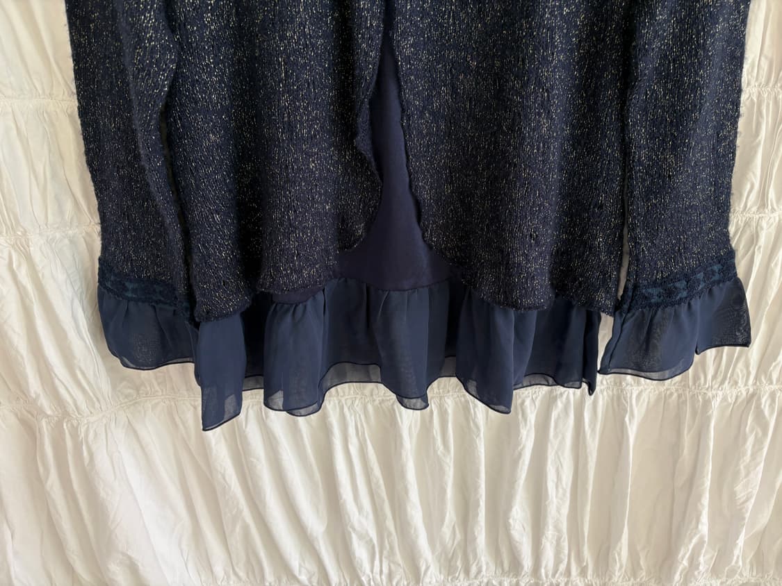 axes femme) velvet frill knit 상품이미지4