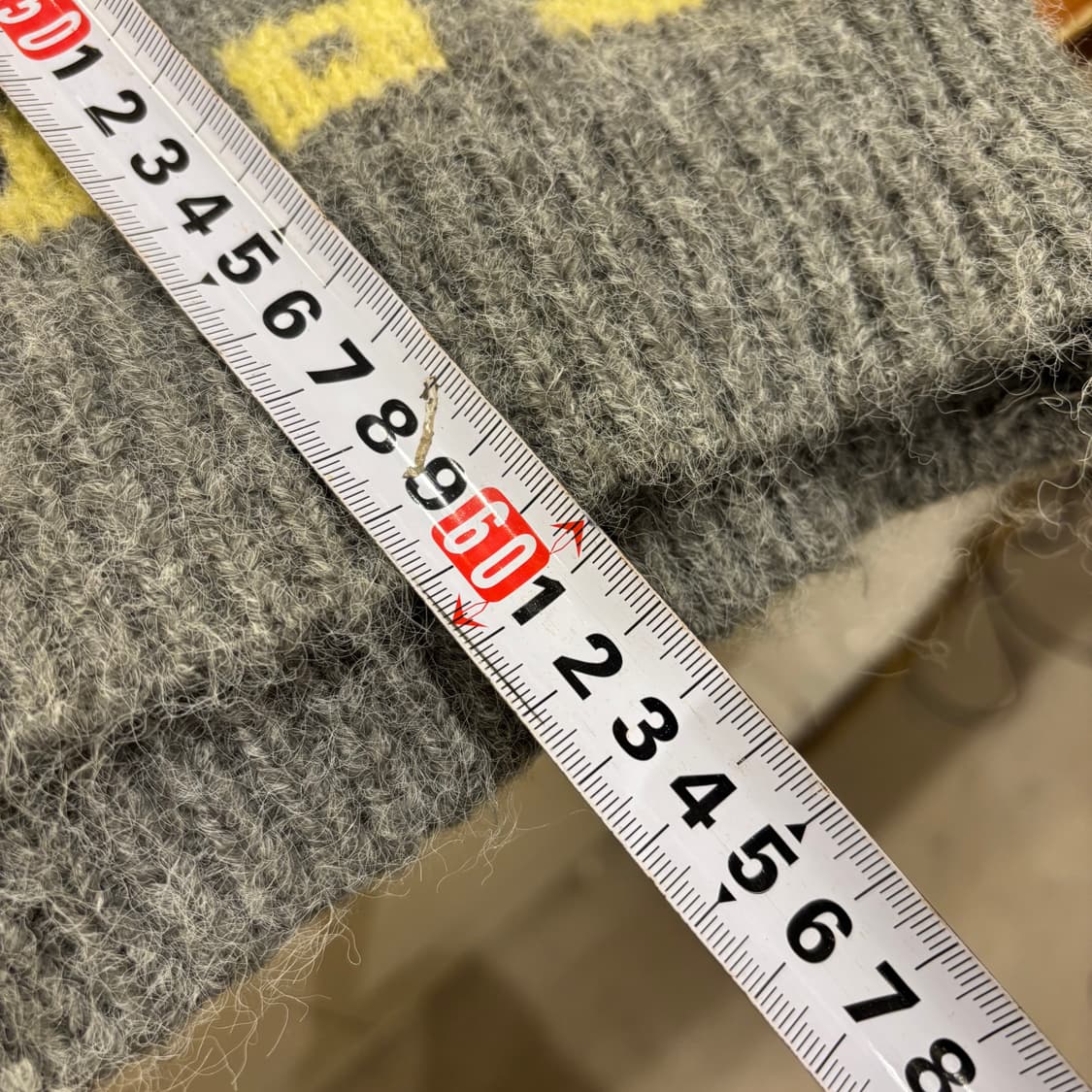 빈티지 패턴 후드 니트 가디건 상품이미지4