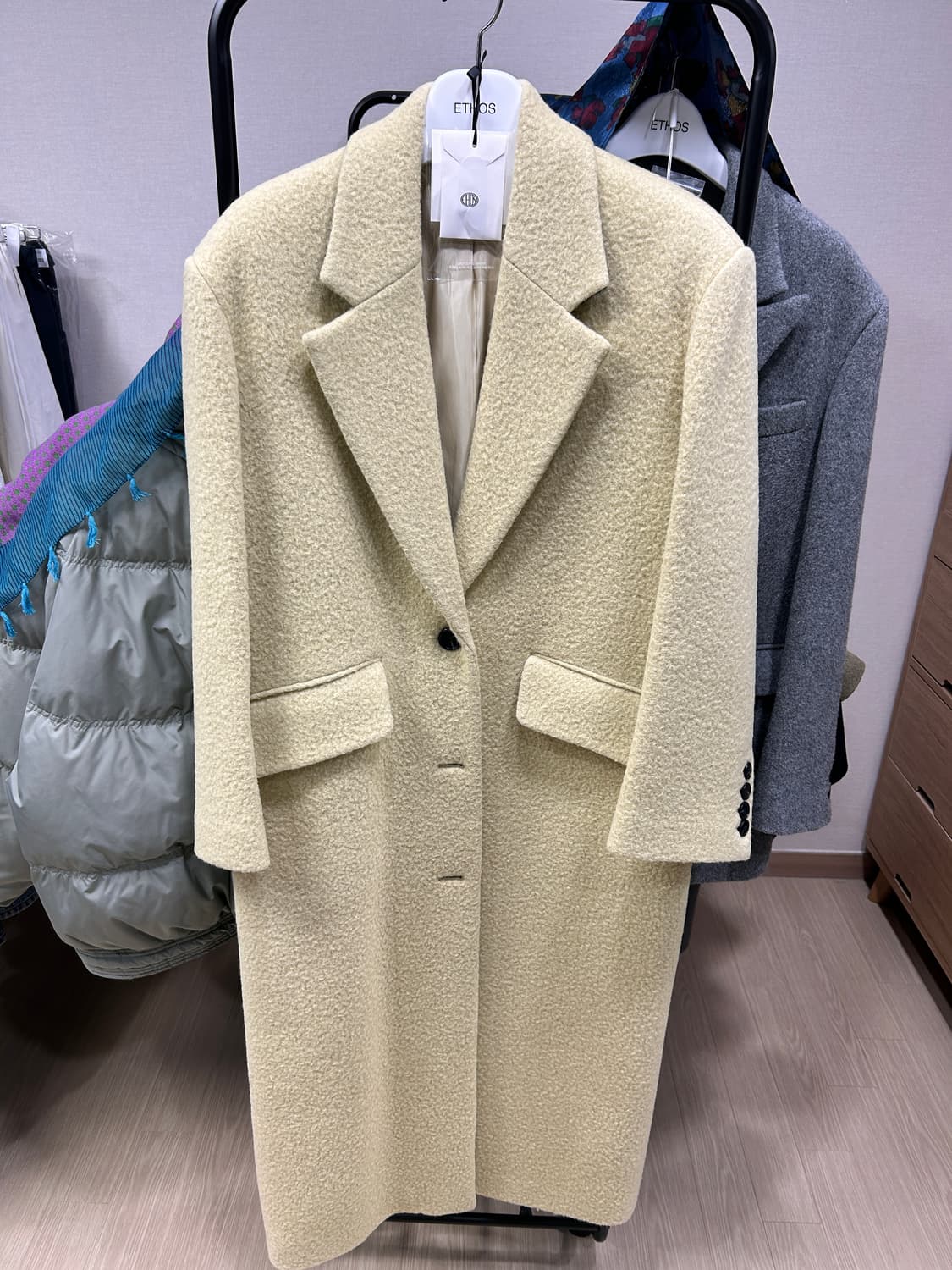 에토스 옐로우 싱글코트 상품이미지4