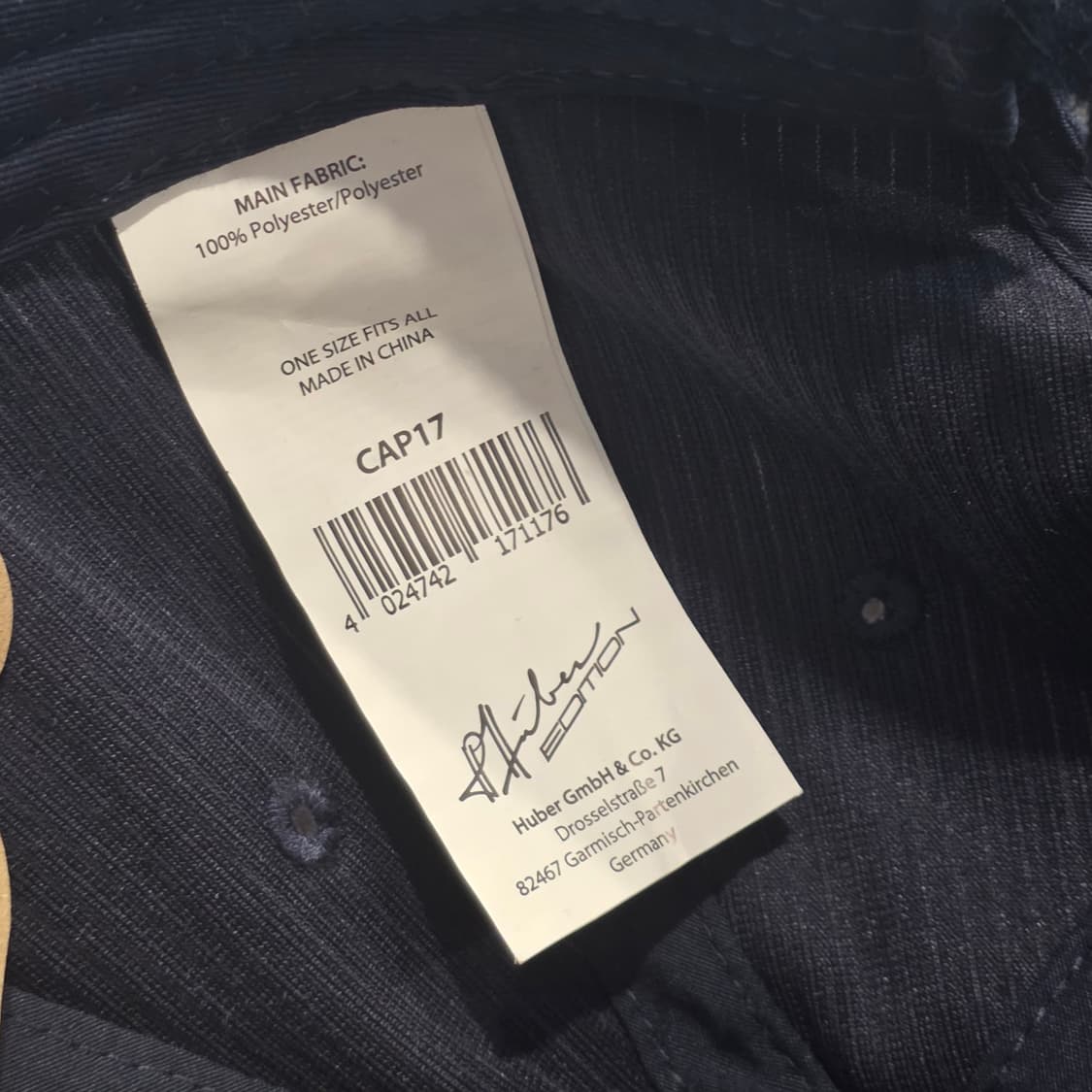 L8-3:가르미쉬 ZUGSPITZE 플리스 코듀로이 캡(약 56-59cm 상품이미지8