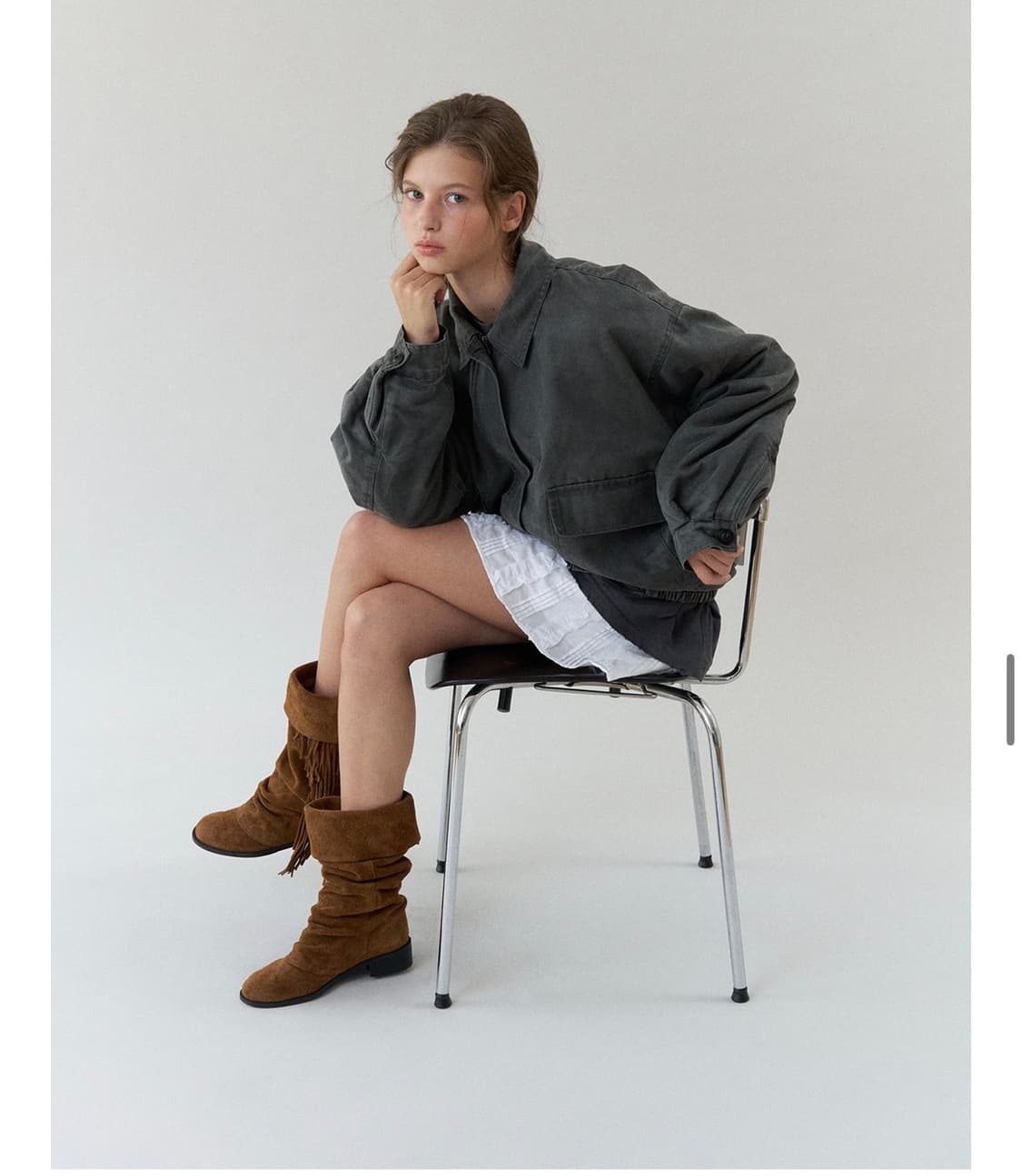 헤더먼트 90s garment washing jumper 상품이미지2