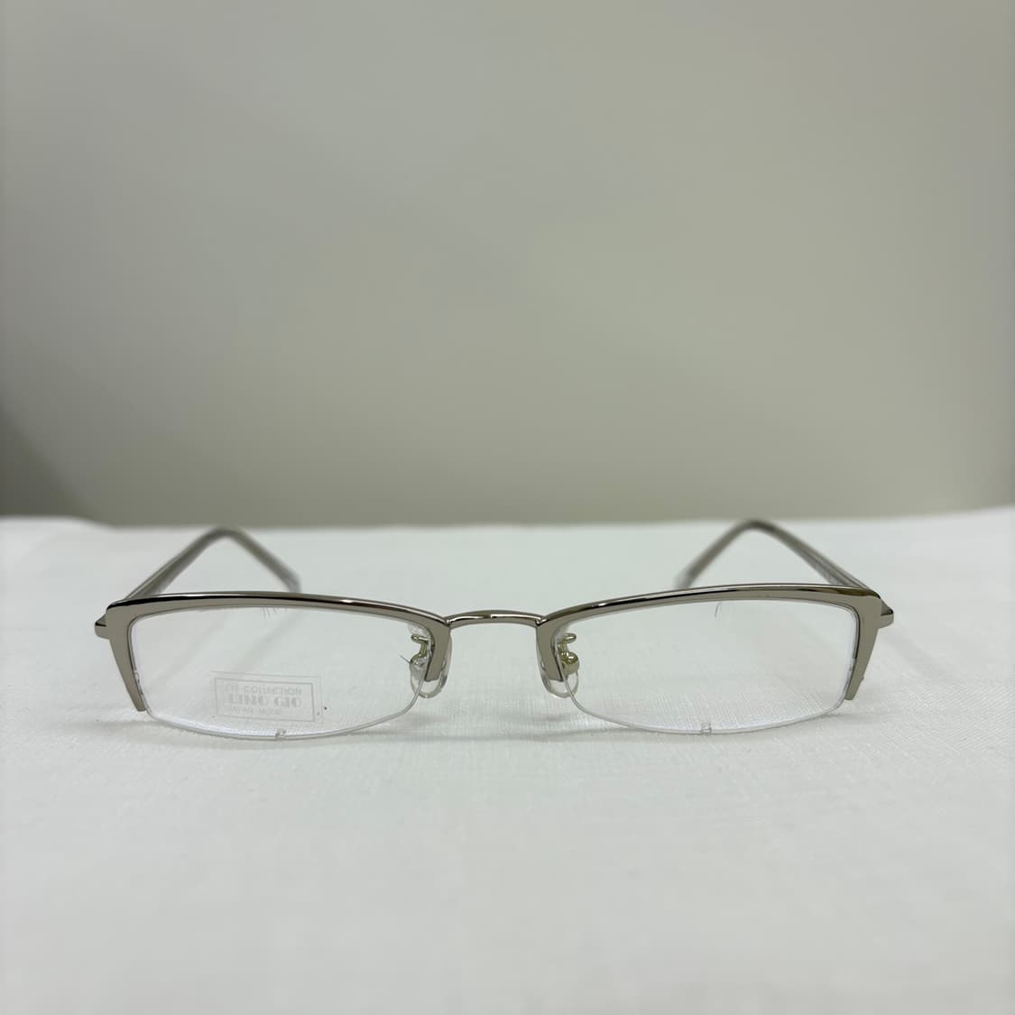 DINO GIO 실버 반무테 빈티지 안경 21kgp 상품이미지1