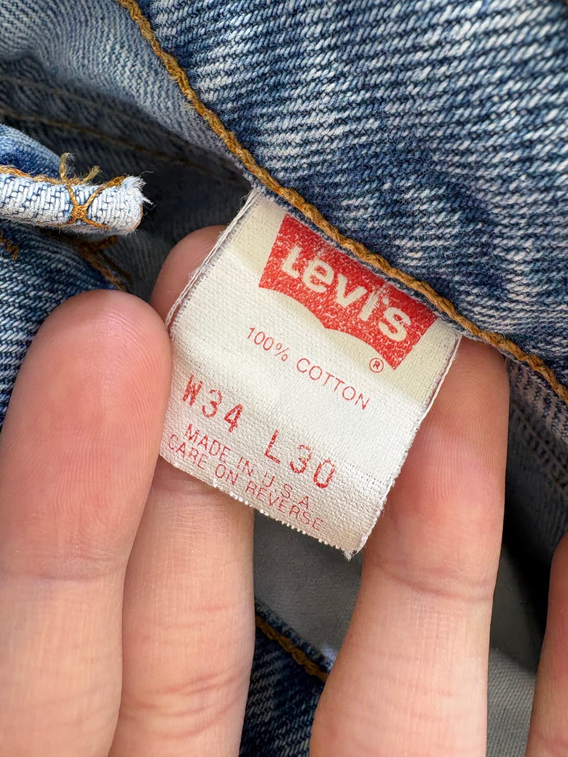 90's LEVIS 505 (Made in USA) 데님팬츠 상품이미지7