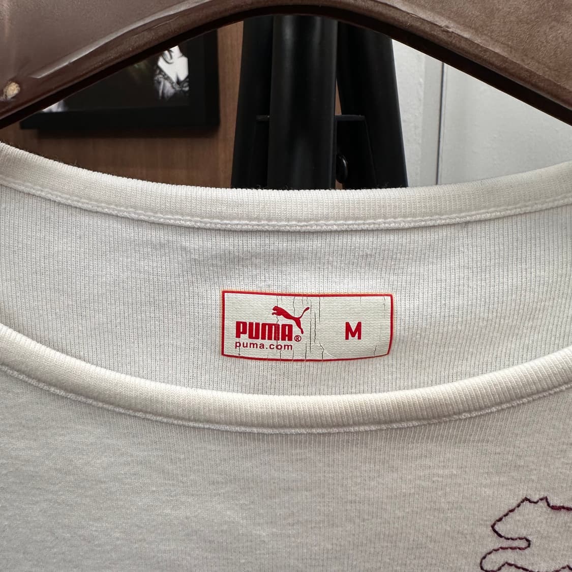 PUMA, Pink Logo White T-Shirt  상품이미지7