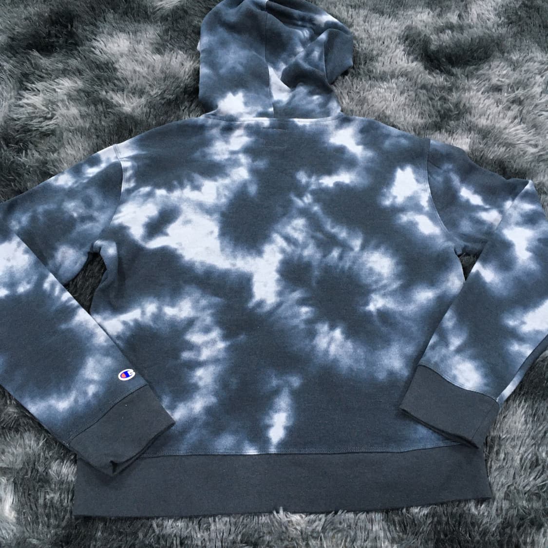 투티/0263 챔피온 타이다이 후드티 기모 그레이 스웻셔츠 상품이미지5