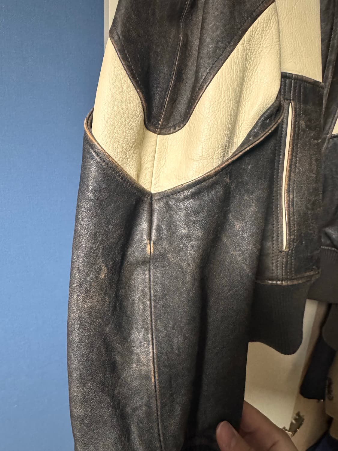 쿠어 가죽자켓 라지사이즈 상품이미지2