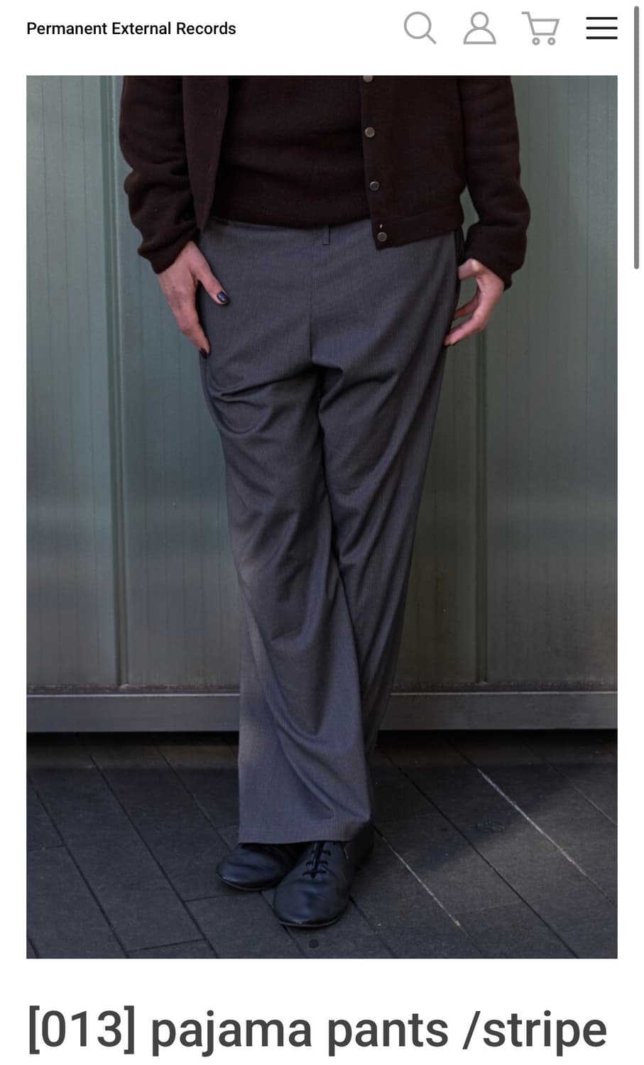 Mudule [013] pajama pants /stripe 상품이미지1