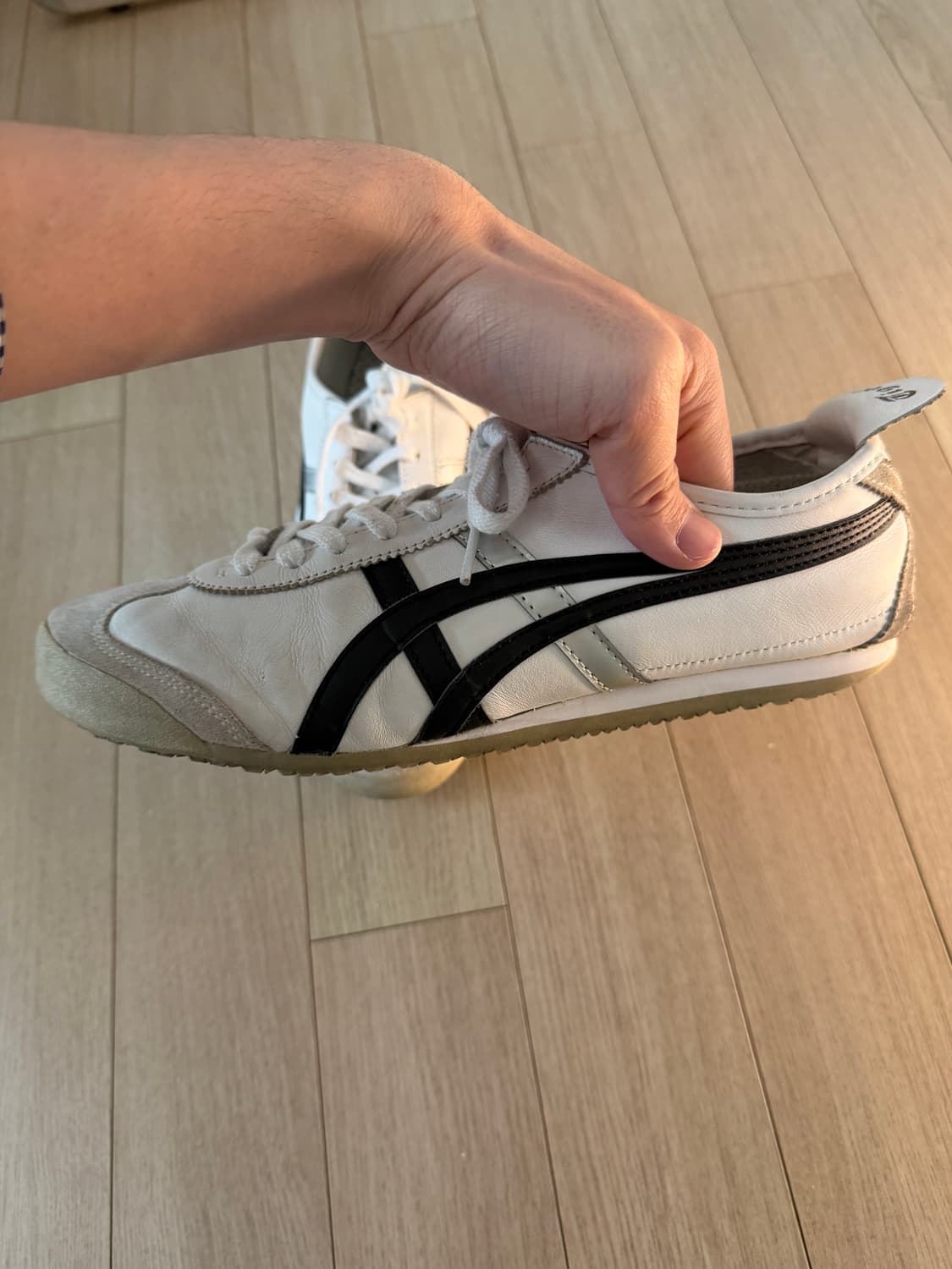 오니츠카 타이거 맥시코 66 빈티지 화이트 블랙 상품이미지6