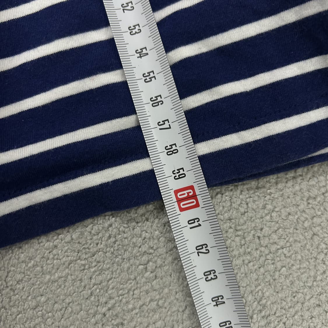 폴로 랄프로렌 스트라이프 긴팔티 실측 s 상품이미지6