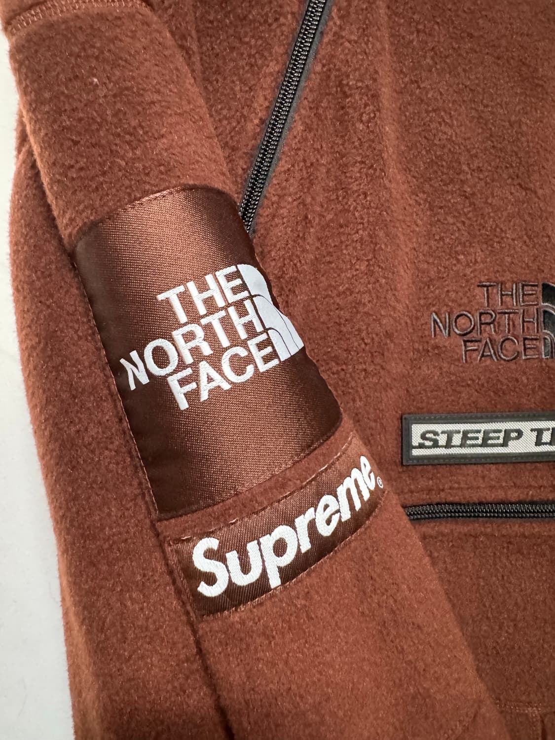 XL 슈프림 X 노스페이스 스팁테크 후리스 상품이미지6
