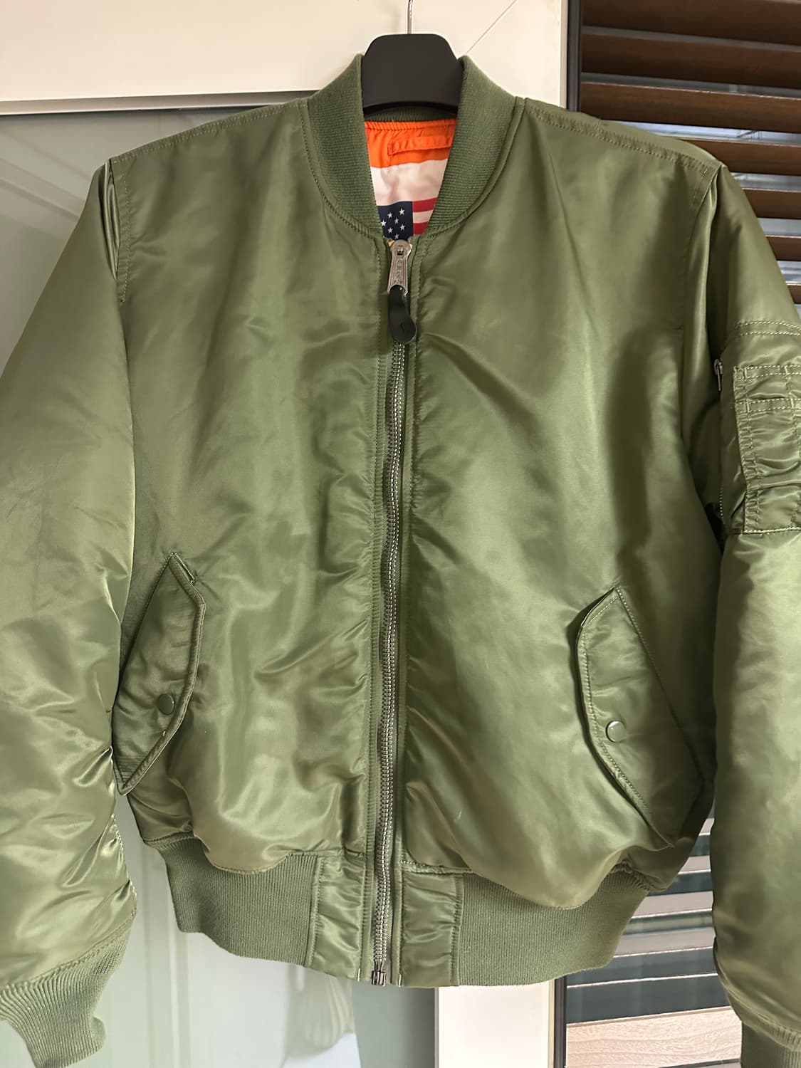 알파인더스트리 ma-1 블러드칫 상품이미지5