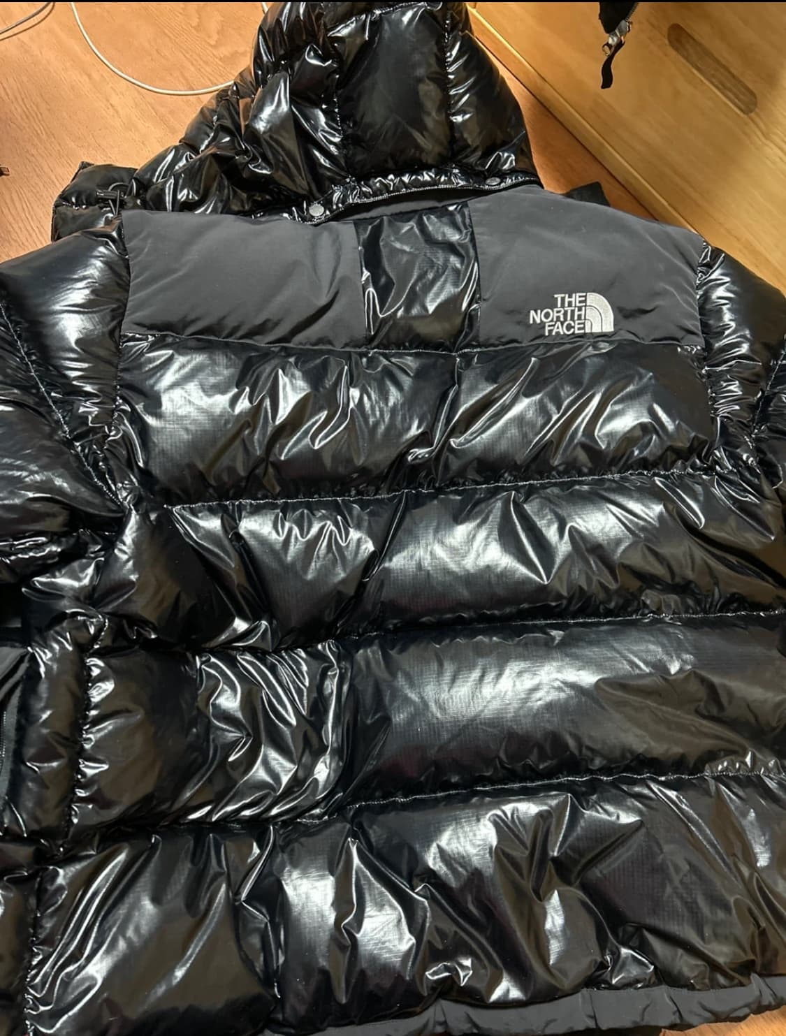 슈프림x노스페이스700 필다운 패딩블랙 상품이미지10