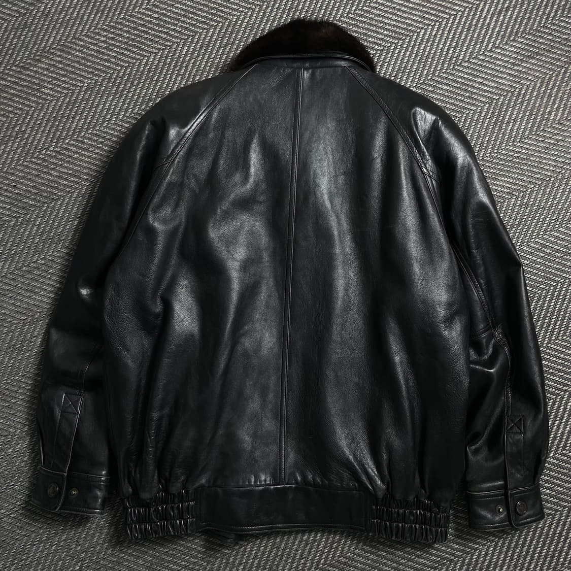 Arpeggio 아카이브 램스킨 퍼 무스탕 가죽자켓o 4985 상품이미지6