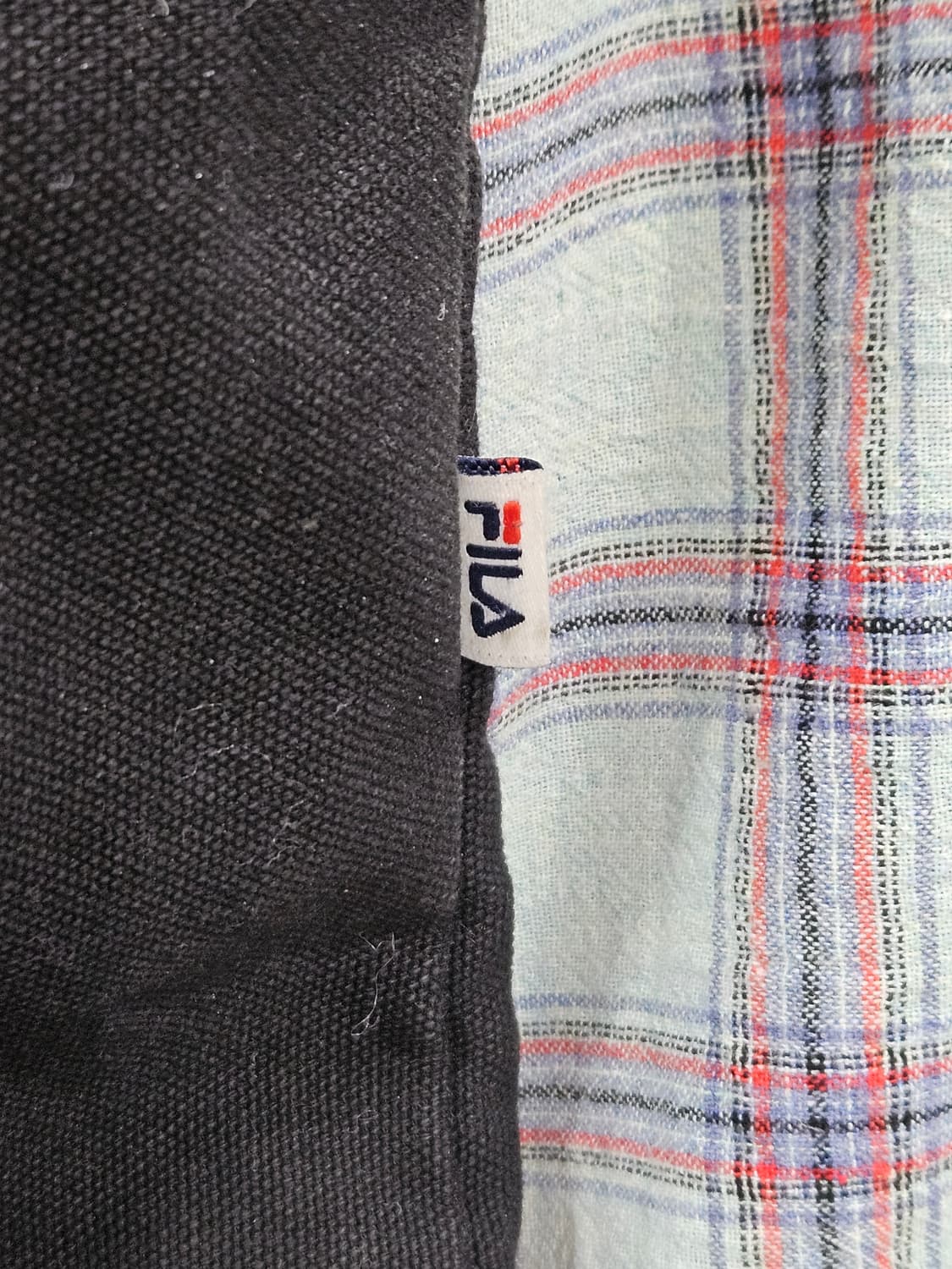 검정색 휠라(FILA) 캔버스 토트백(에코백) 상품이미지4