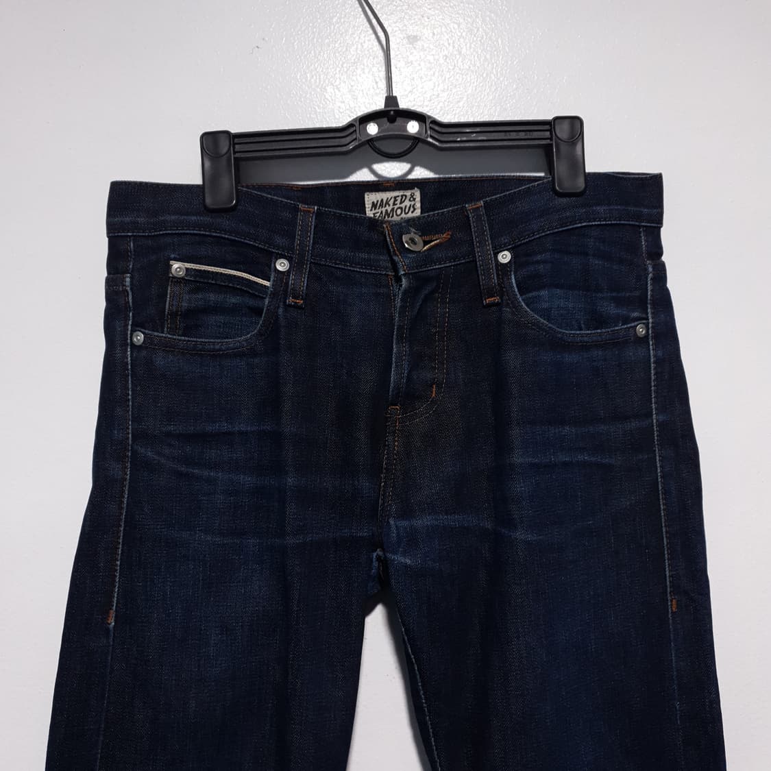 네이키드앤페이머스 네페진 스키니가이 딥 인디고 셀비지 데님팬츠 31-32 상품이미지3