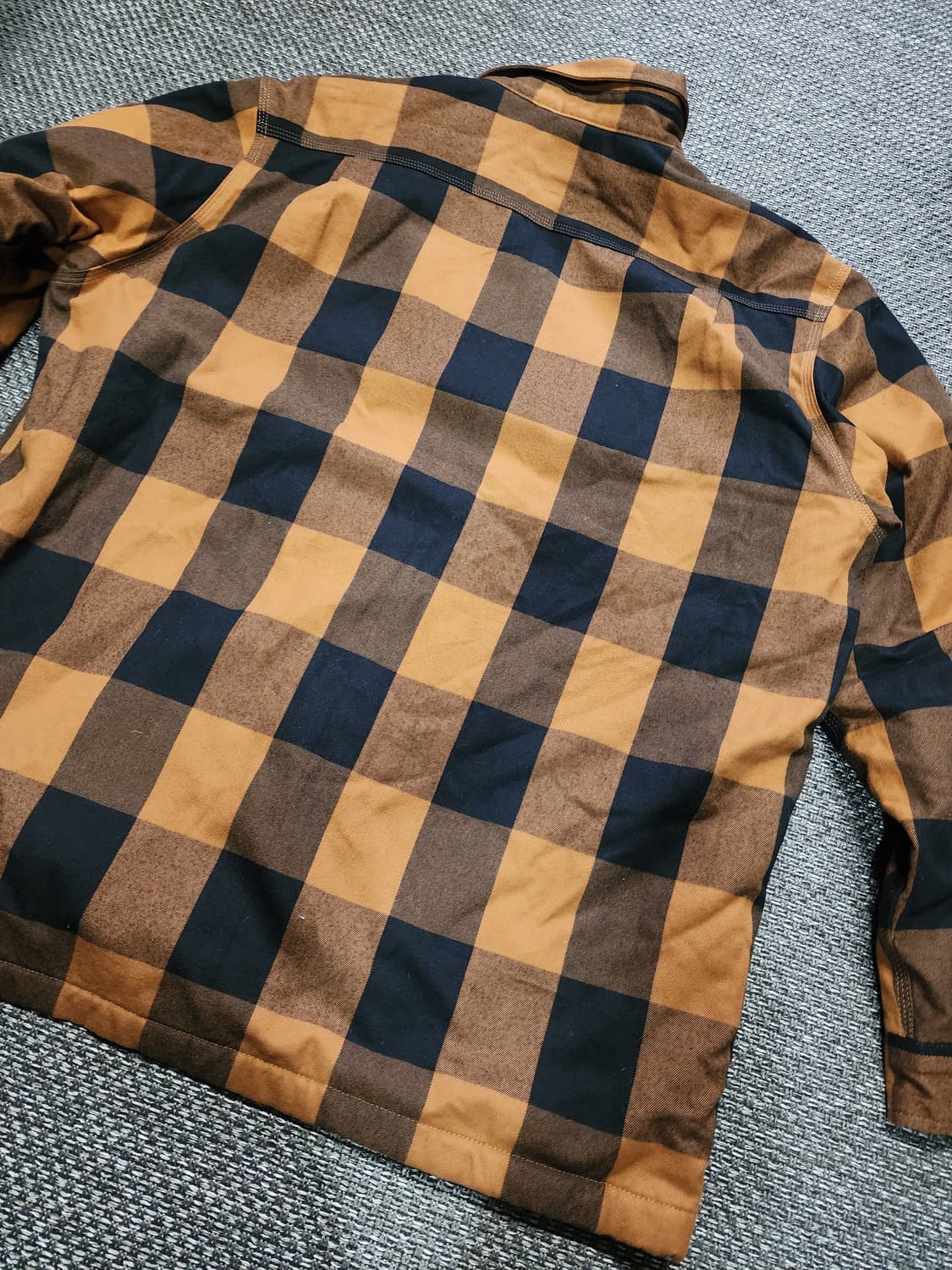 칼하트 체크 셔츠 자켓 XL 상품이미지4