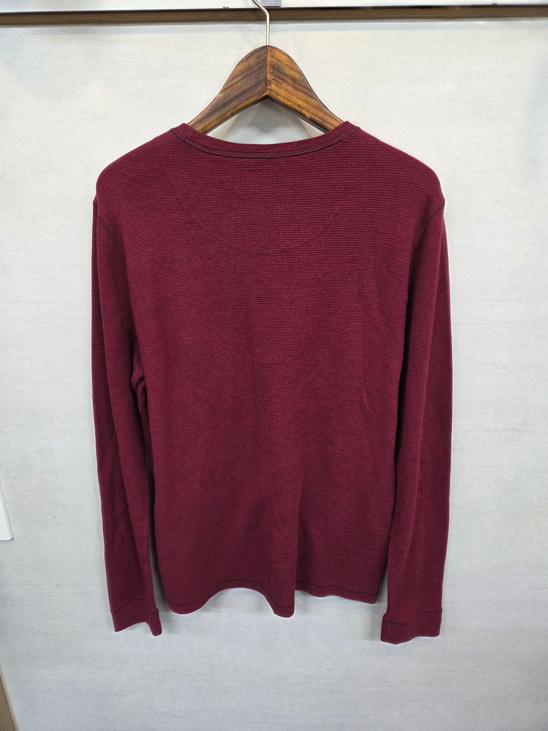 홀리스터 빈티지 와플 롱슬리브 긴팔 xl 버건디  상품이미지2