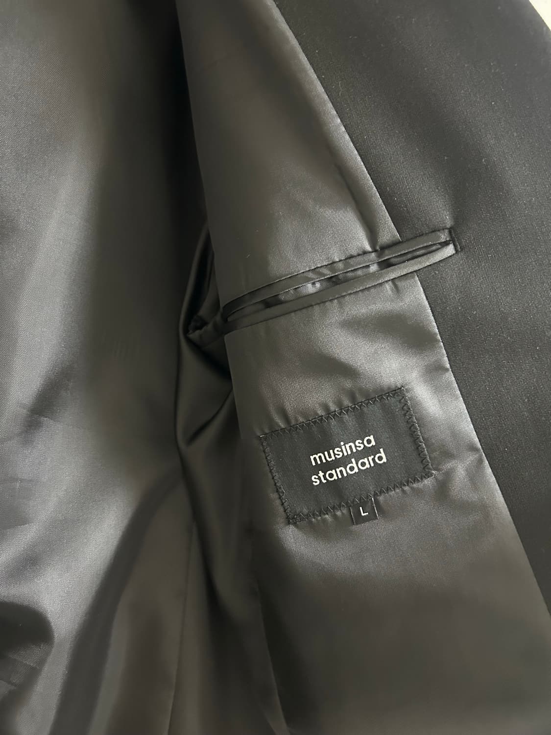 무신사 스탠다드 릴렉스드 베이직 자켓 (새상품) 상품이미지3