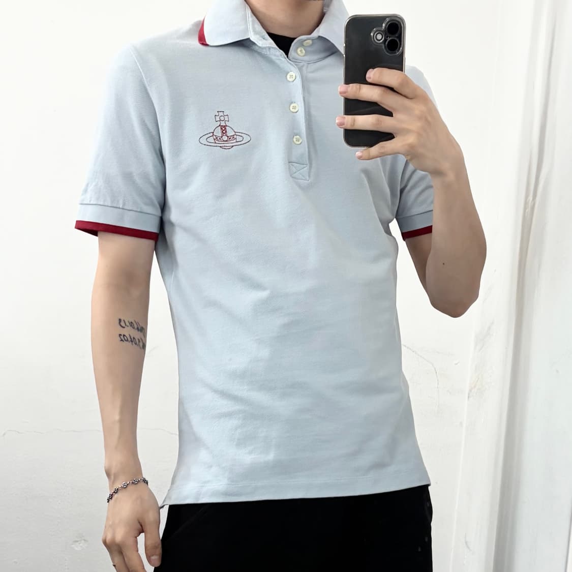 비비안웨스트우드 Orb 카라넥 반팔 티셔트 상품이미지2