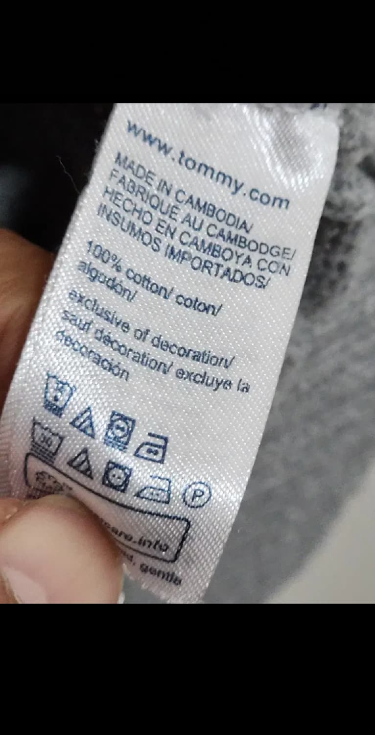 (M) 타미힐피거 케이블 니트 그레이 토미 꽈배기 스웨터  상품이미지5