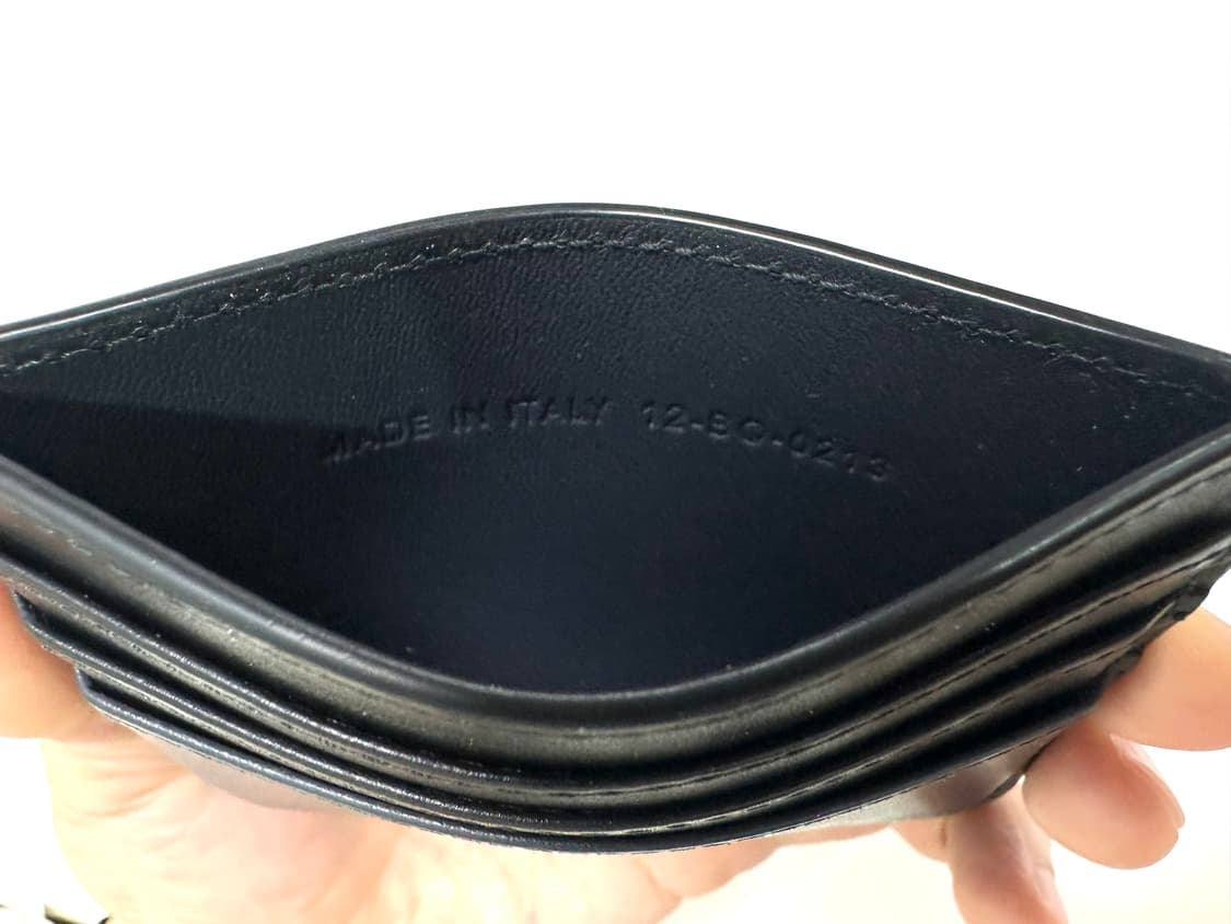 디올 시그니처 플랫 카드지갑 딥그레이 상품이미지5