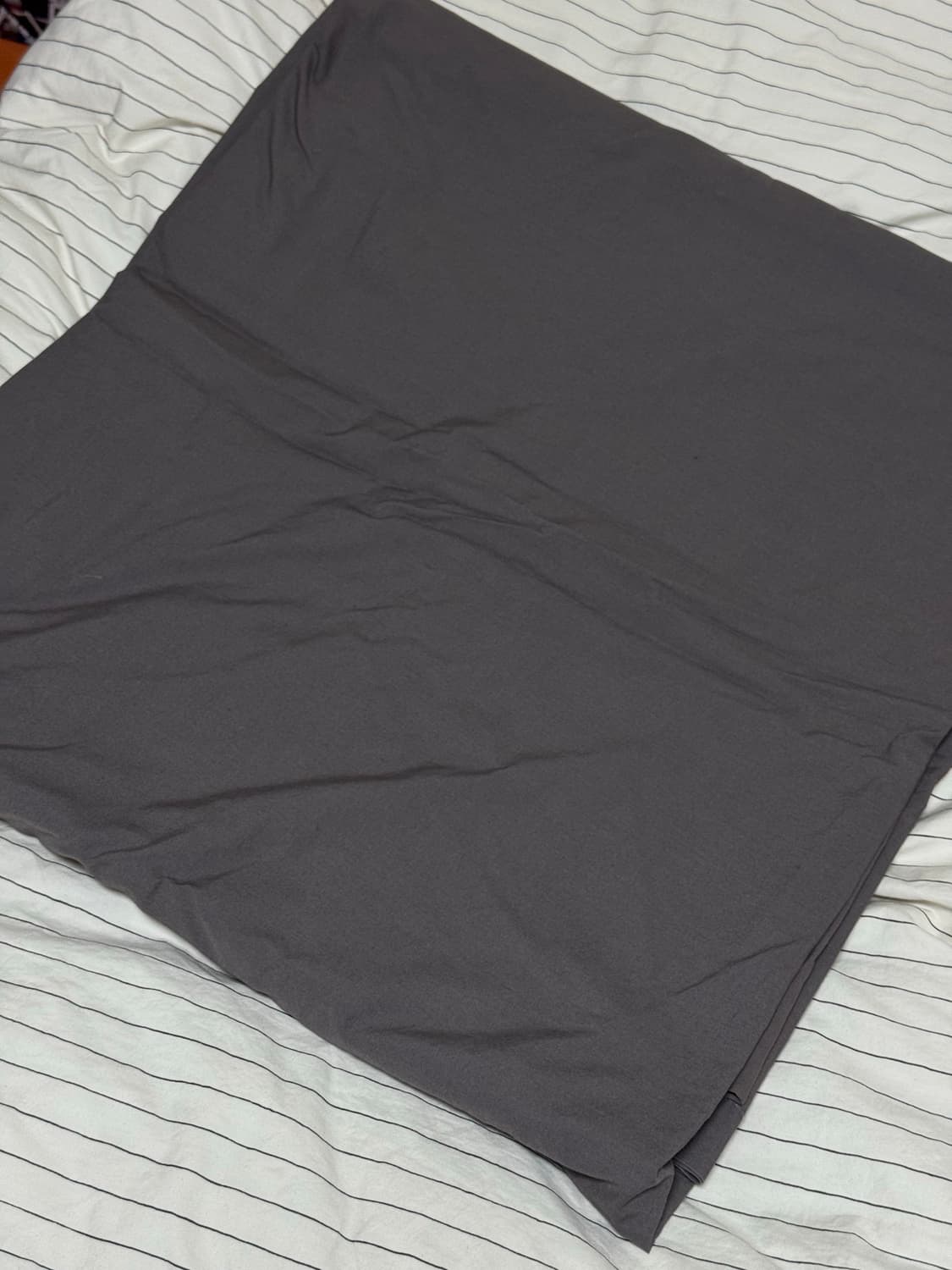 테클라 percale duvet cover(이불 커버) 다크타우페 상품이미지6