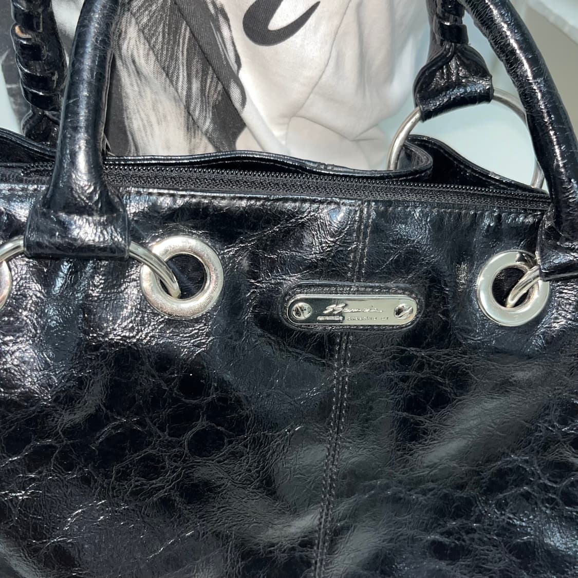 빈티지 블랙 숄더백 상품이미지3