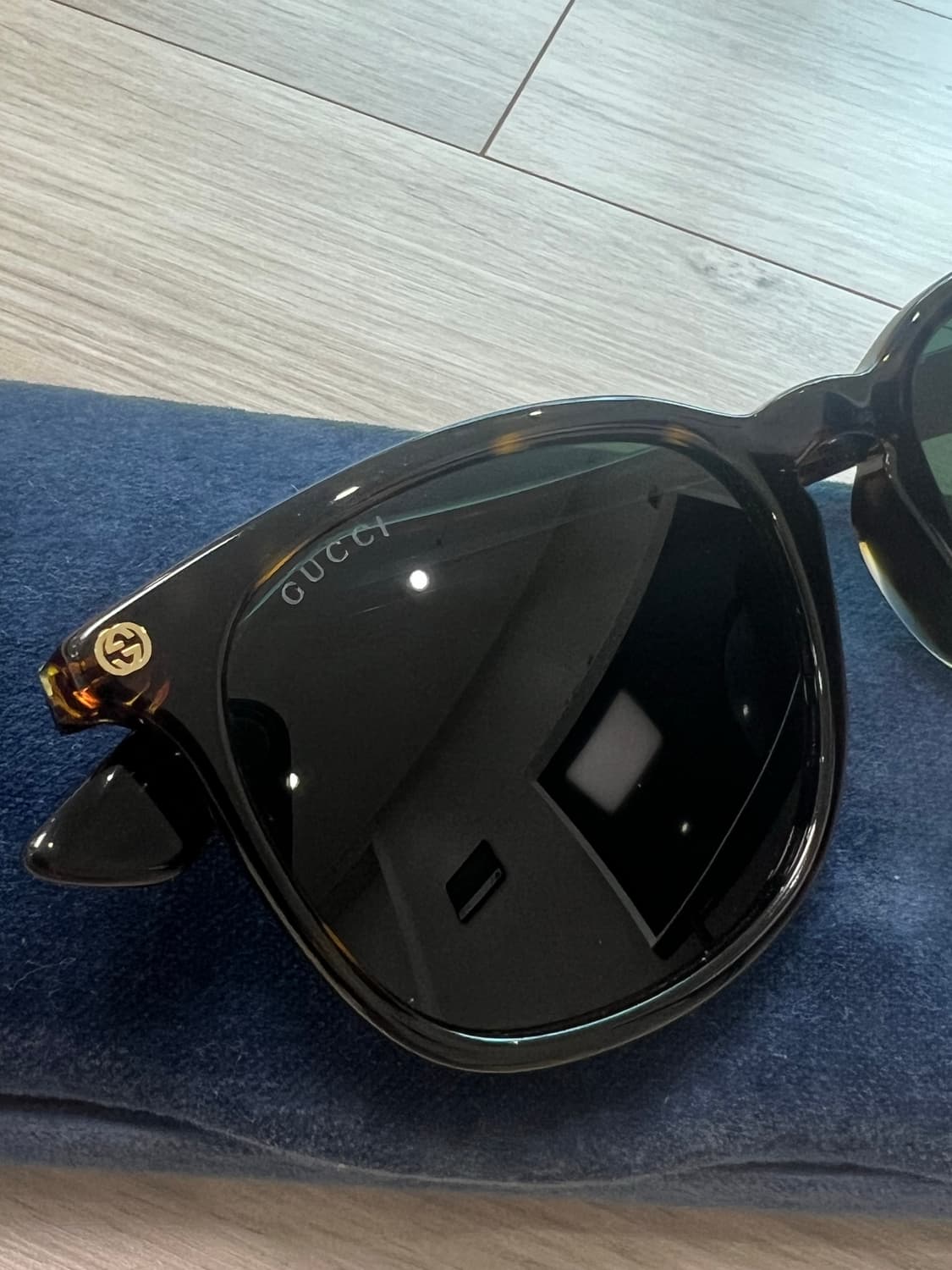 구찌 / 다크브라운 뿔테 선글라스 상품이미지5