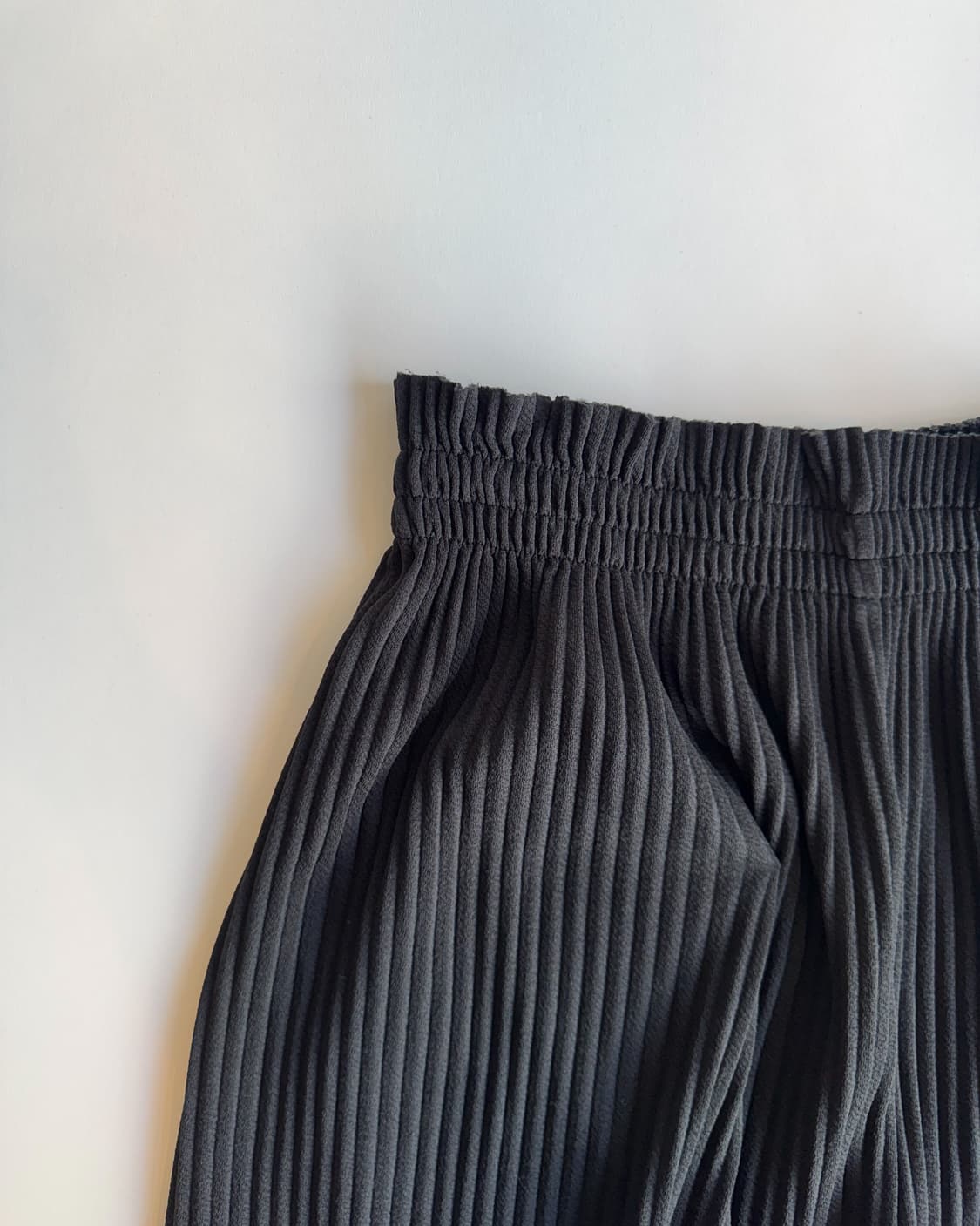 Black Pleated Wide Pants 상품이미지3