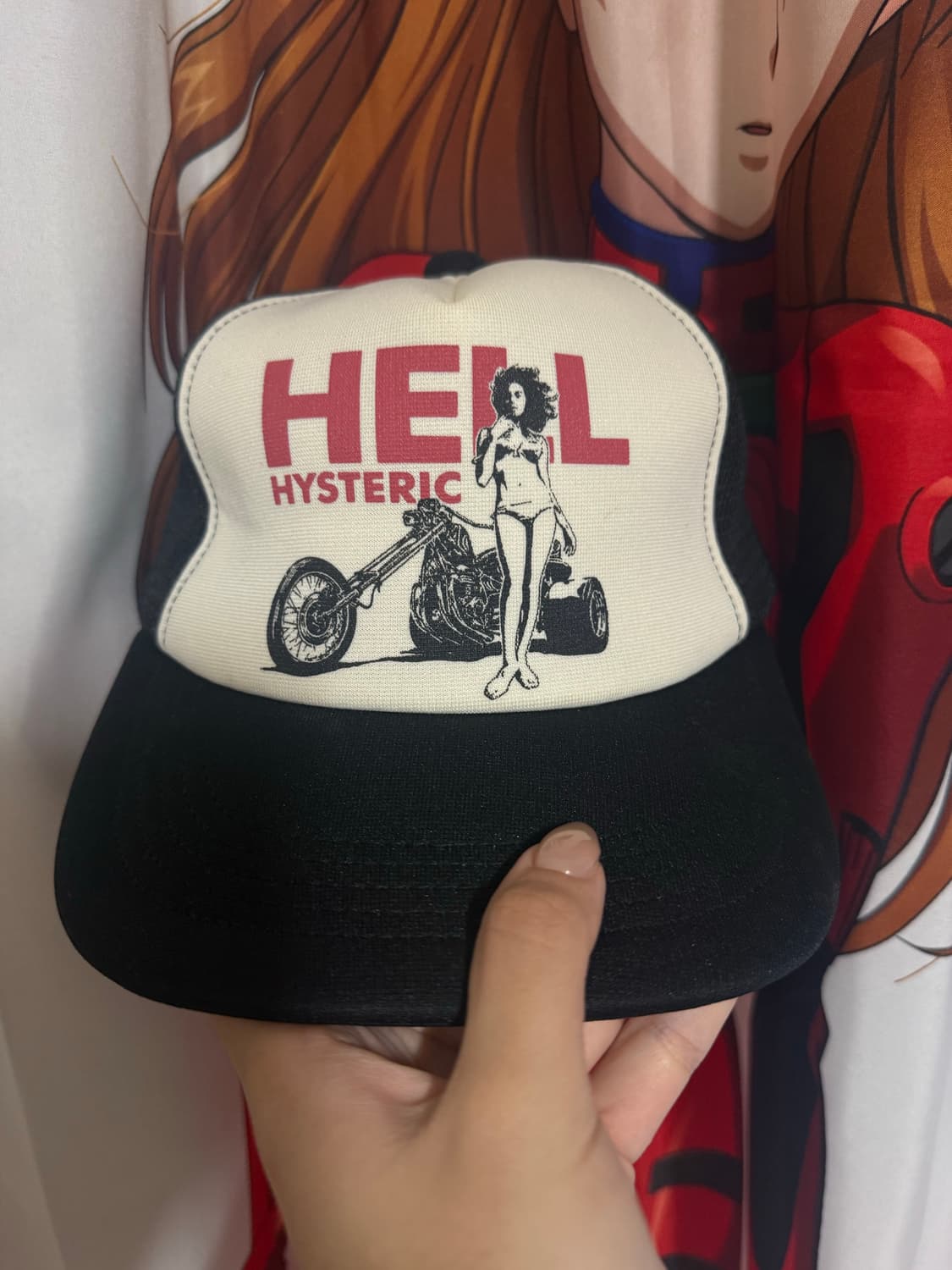 히스테릭글래머 HELL 볼캡 모자 블랙 상품이미지1