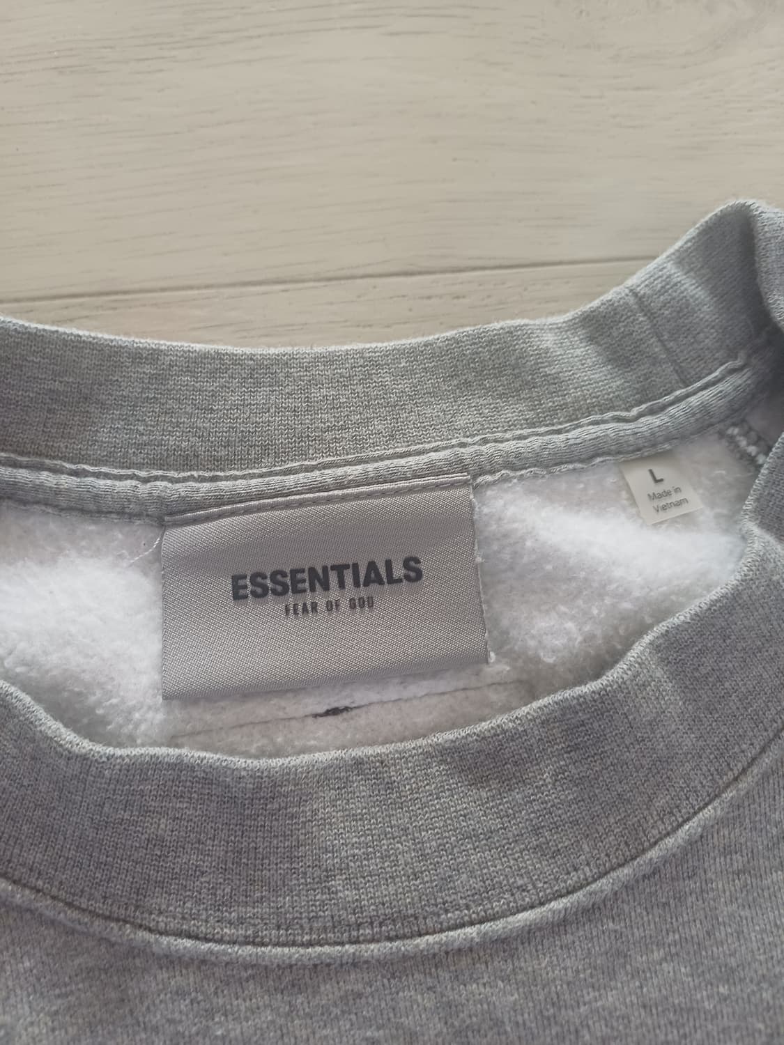 피어오브갓 에센셜 맨투맨 L사이즈 상품이미지3