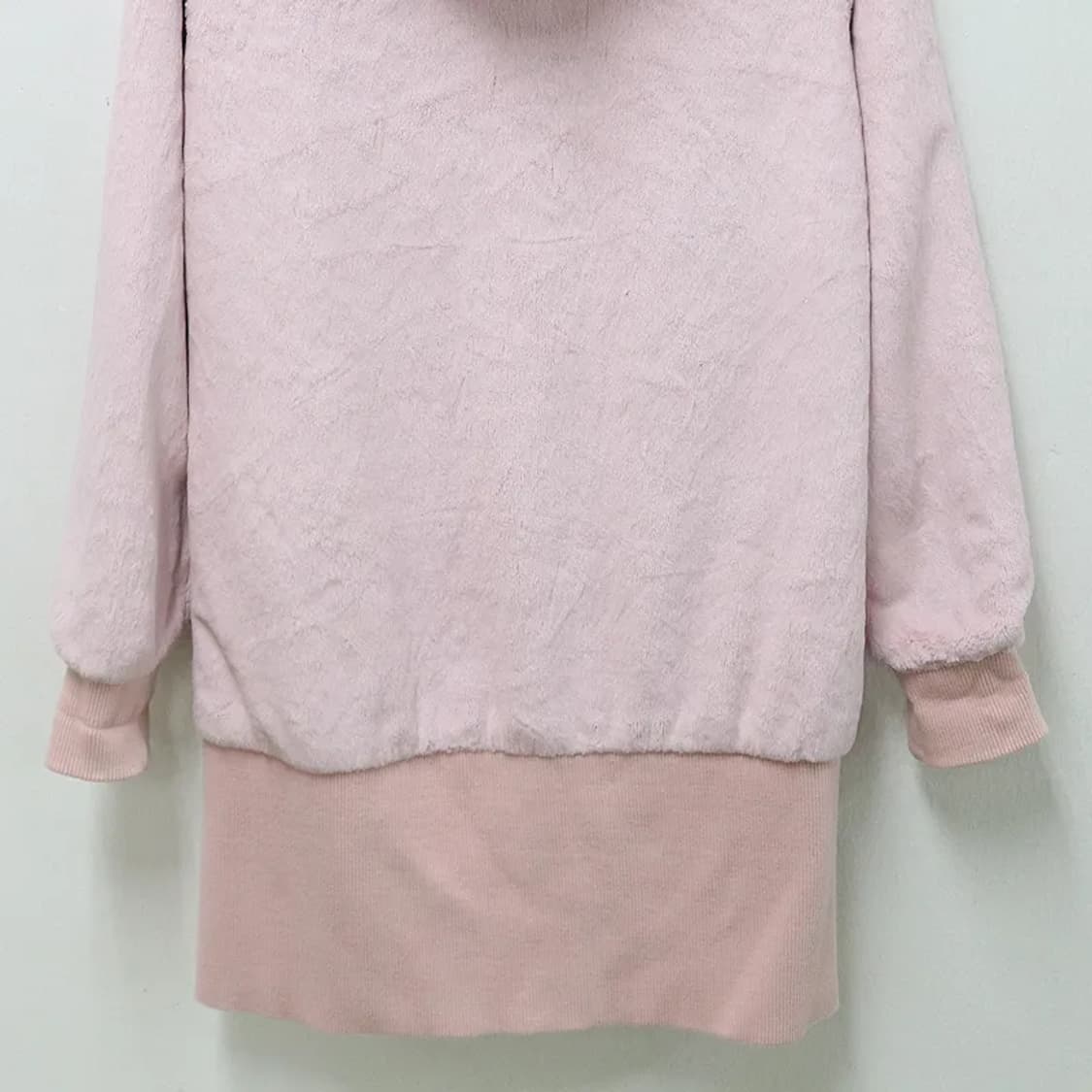 LATINA BY ANAP 핑크 딸기우유 퍼 롱 후드집업 64315 상품이미지7