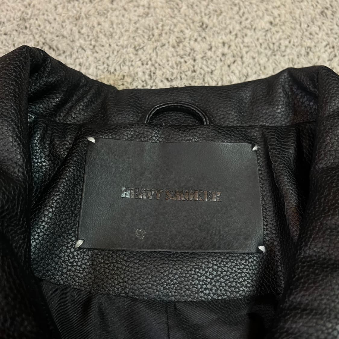 Heavy Smoker 리얼 가죽 레더 자켓 상품이미지3