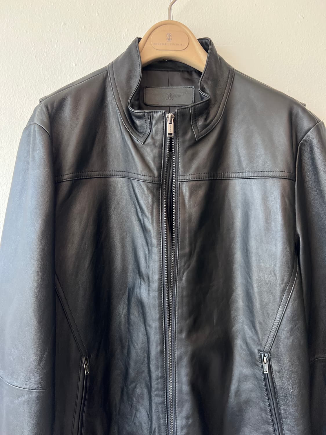 폴리스 POLICE 남성 블랙 양가죽자켓 가죽점퍼 상품이미지3