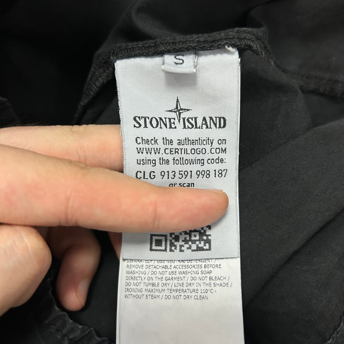 스톤아일랜드 올드이펙트 오버셔츠(S) 상품이미지3