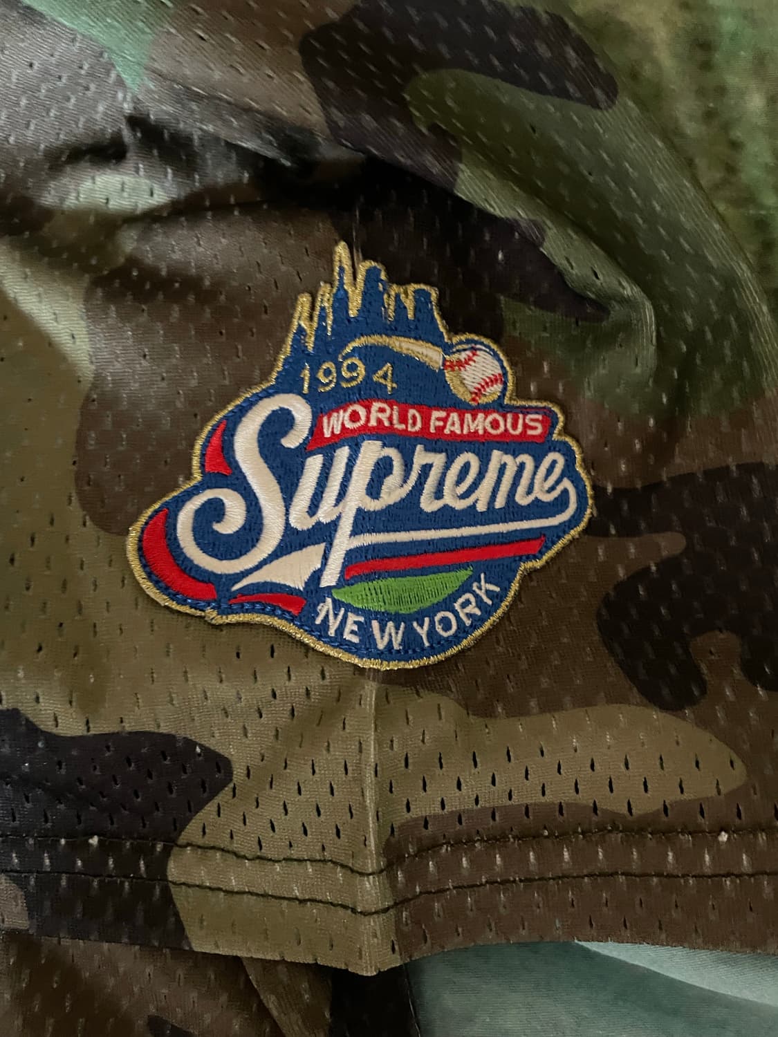 [XL] 슈프림 베이스볼 헨리 카모(FW24)  상품이미지3