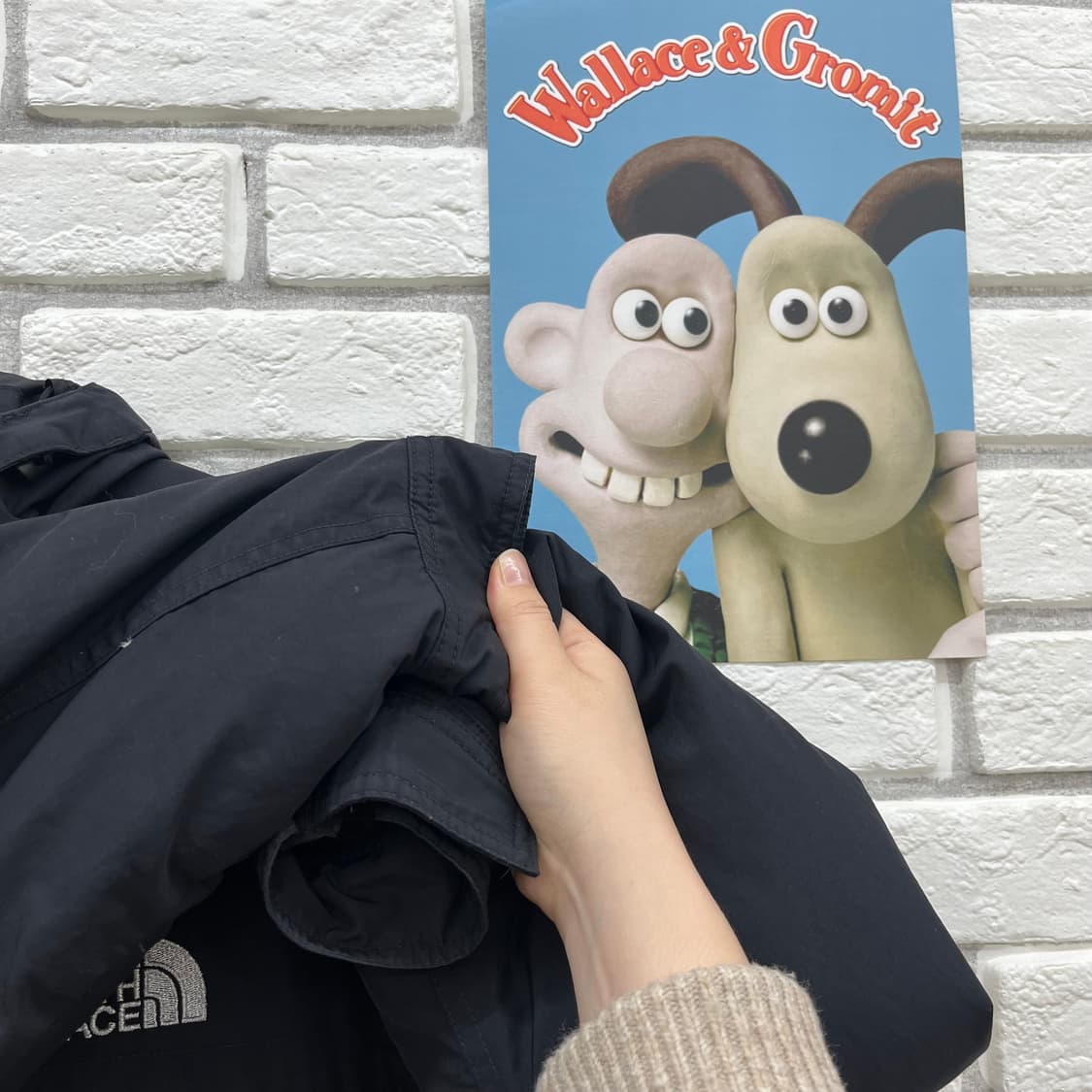 노스페이스 블랙 600후드 다운 점퍼-M 95 상품이미지4