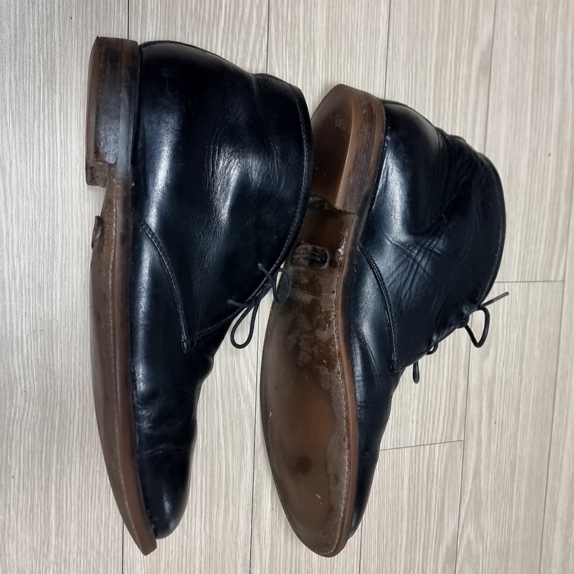 폴로 랄프로렌 블랙 가죽 남성 추카부츠(280) 상품이미지9