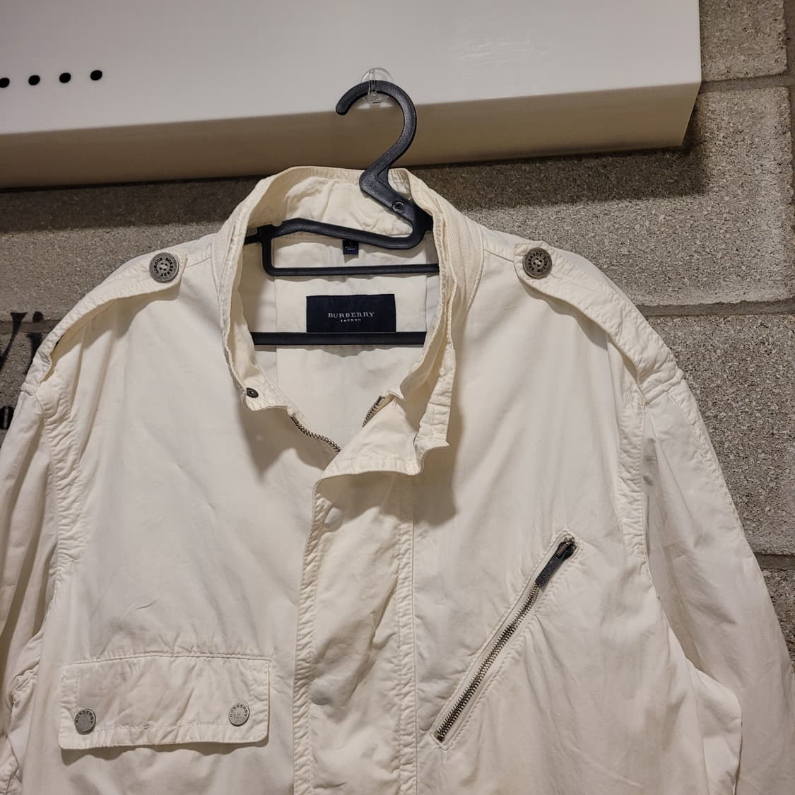 버버리 코튼 자켓 L  상품이미지3