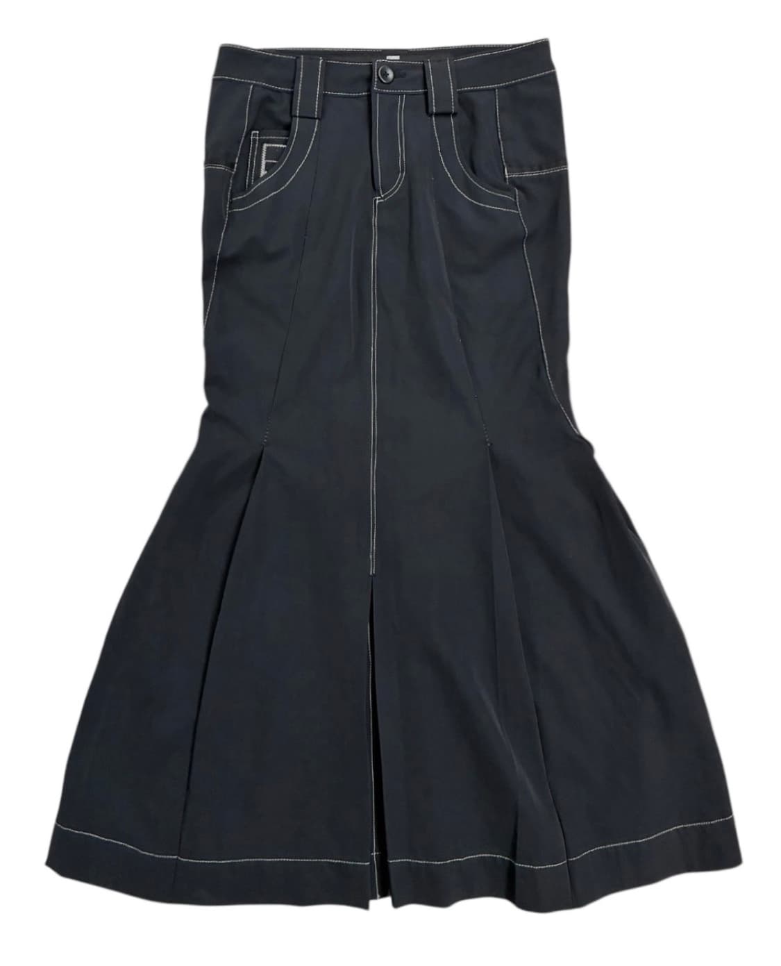 저버드 스티칭 플레어 스커트 상품이미지3