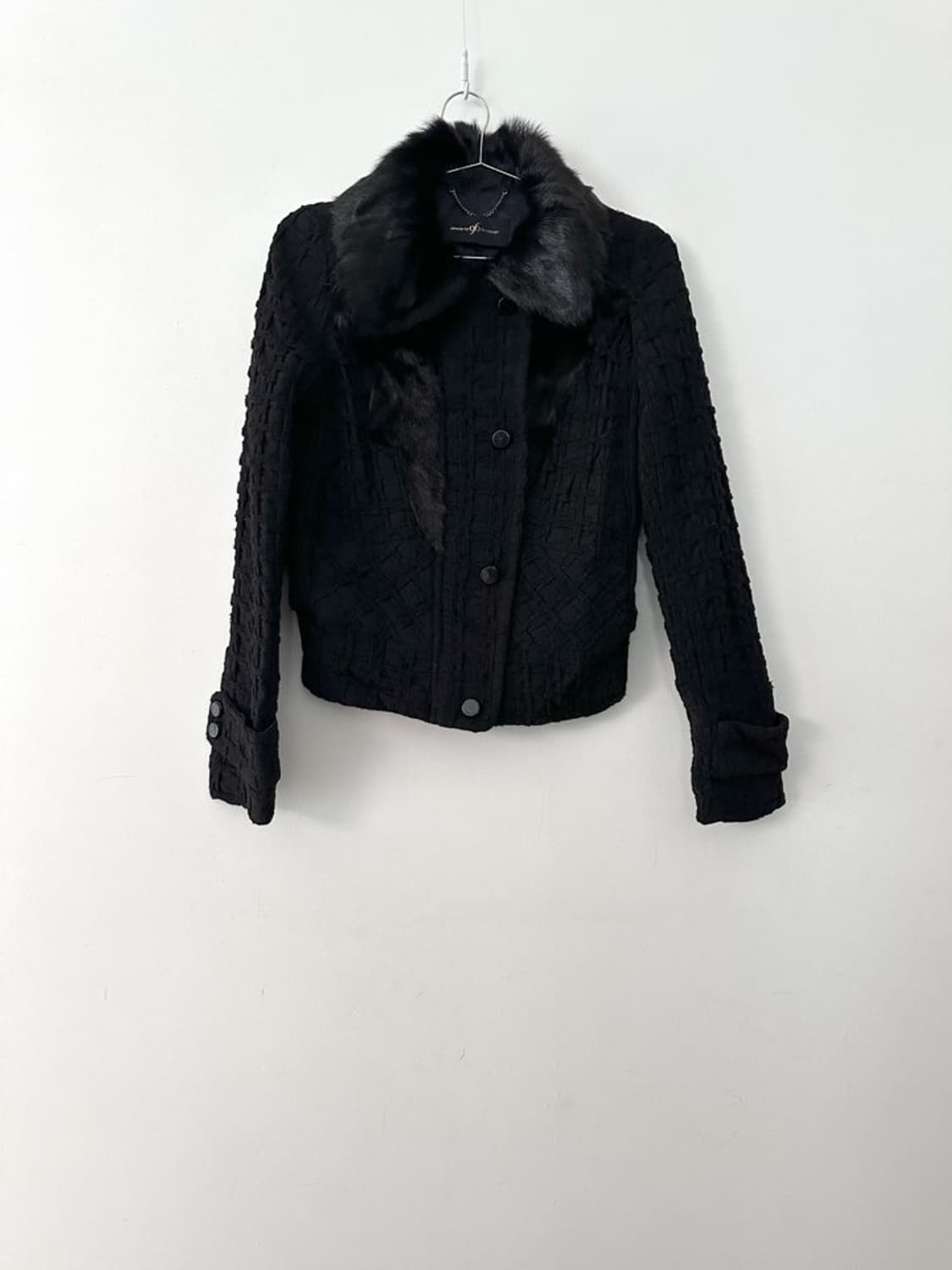 Knotted pannel jacket / black 상품이미지1